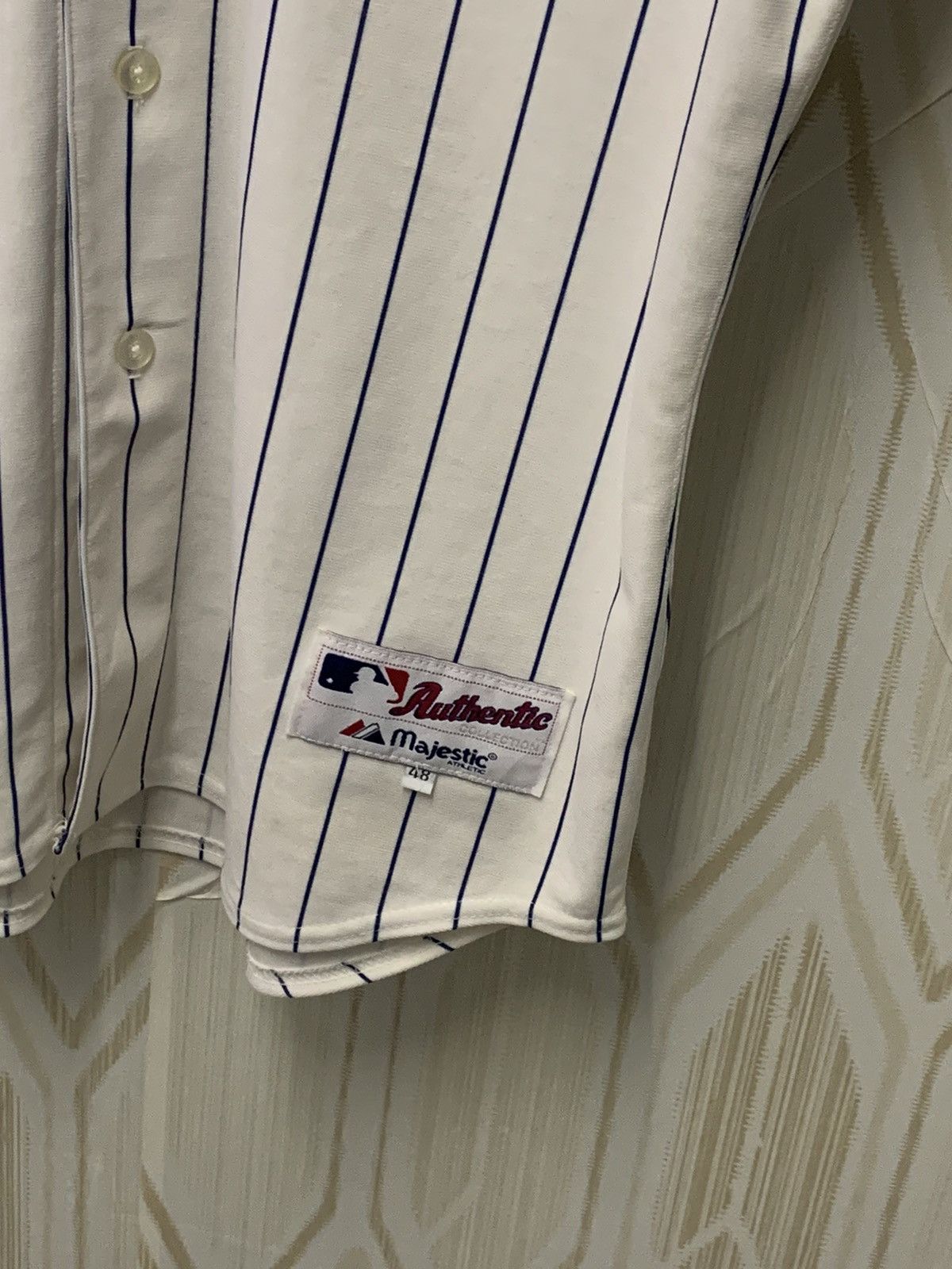 Majestic Chicago Cubs MLB Pinstripe Jersey Majestic Authentic Size US XXL / EU 58 / 5 - 3 Thumbnail