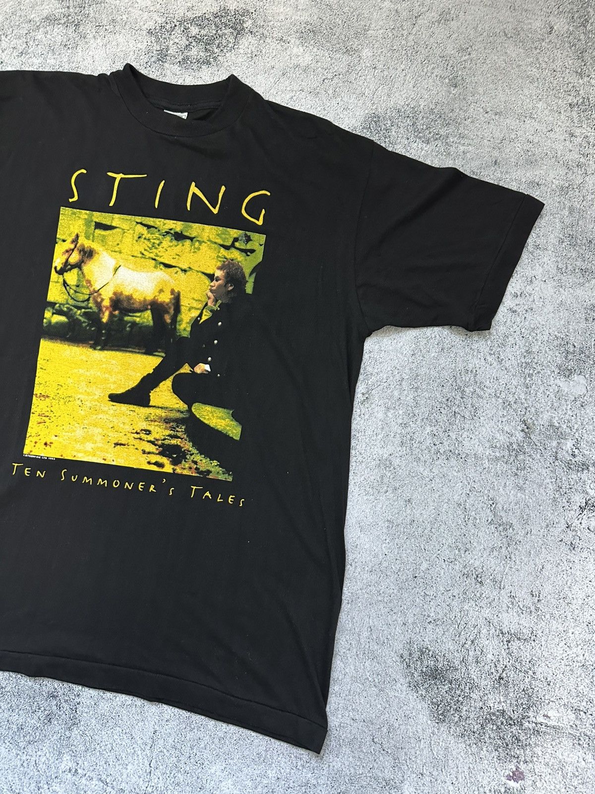 Band Tees Vintage Sting 1993 T-shirt Ten Summoner’s Tales World Tour Size US L / EU 52-54 / 3 - 6 Thumbnail