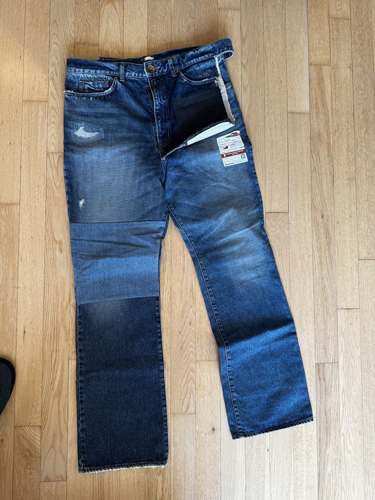 Maison MIHARA YASUHIRO Maison Mihara Yasuhiro Layered Double Waist Denim 21-22AW Size US 34 / EU 50 - 1 Thumbnail