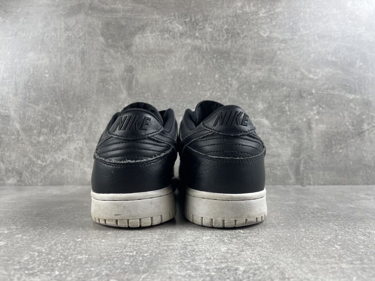 Nike Nike Dunk Low All-Black Genuine Leather Sneakers Size US 9 / EU 42 - 4 Thumbnail