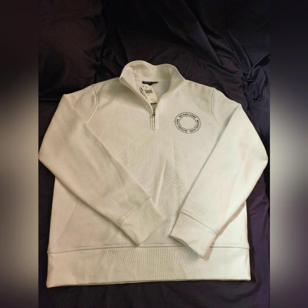 Michael Kors Michael Kors logo-print cotton sweatshirt White L Size US L / EU 52-54 / 3 - 1 Thumbnail