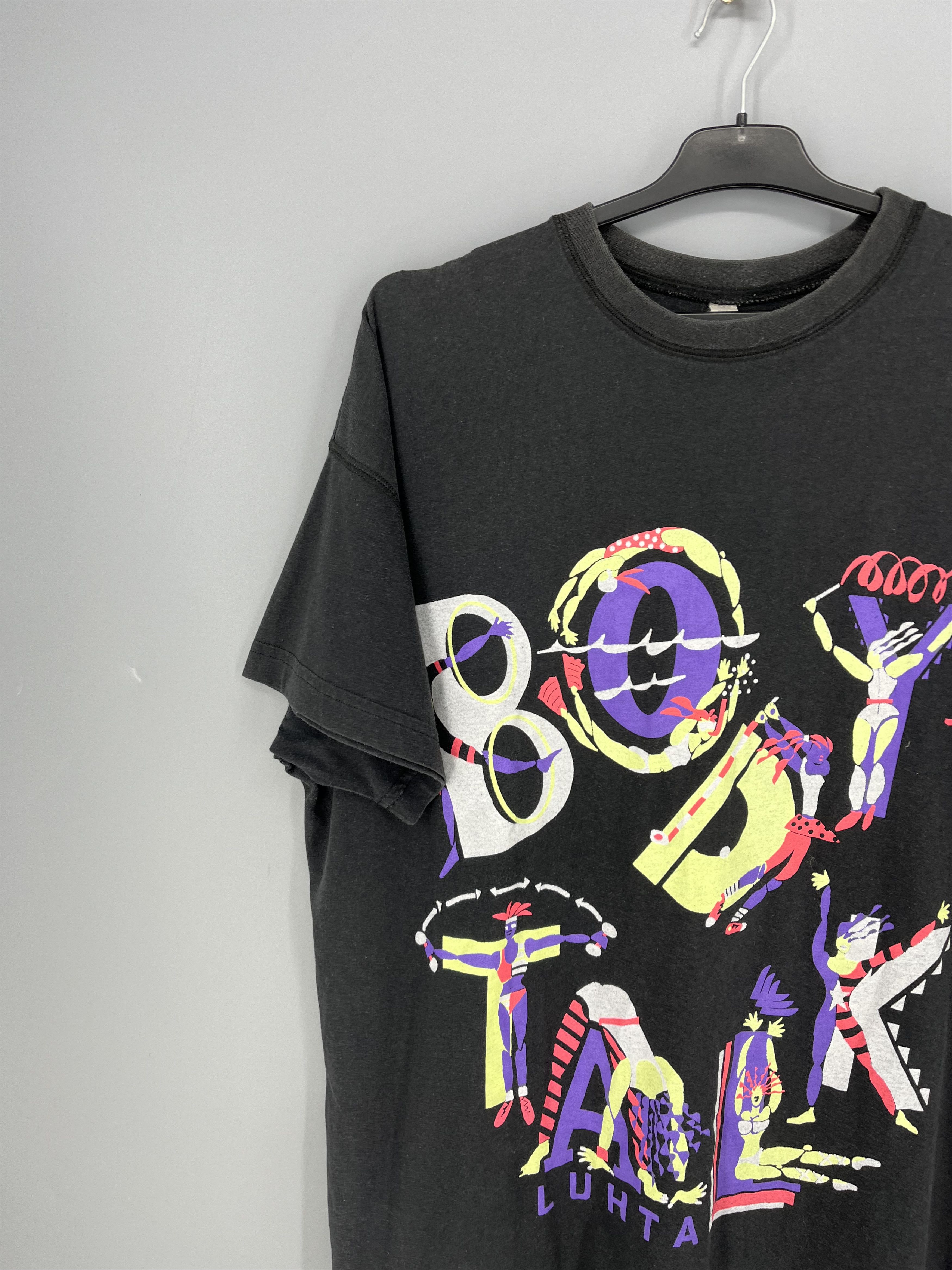 Band Tees vintage 90s body talk graphic retro fitness abstraction Size US M / EU 48-50 / 2 - 4 Thumbnail