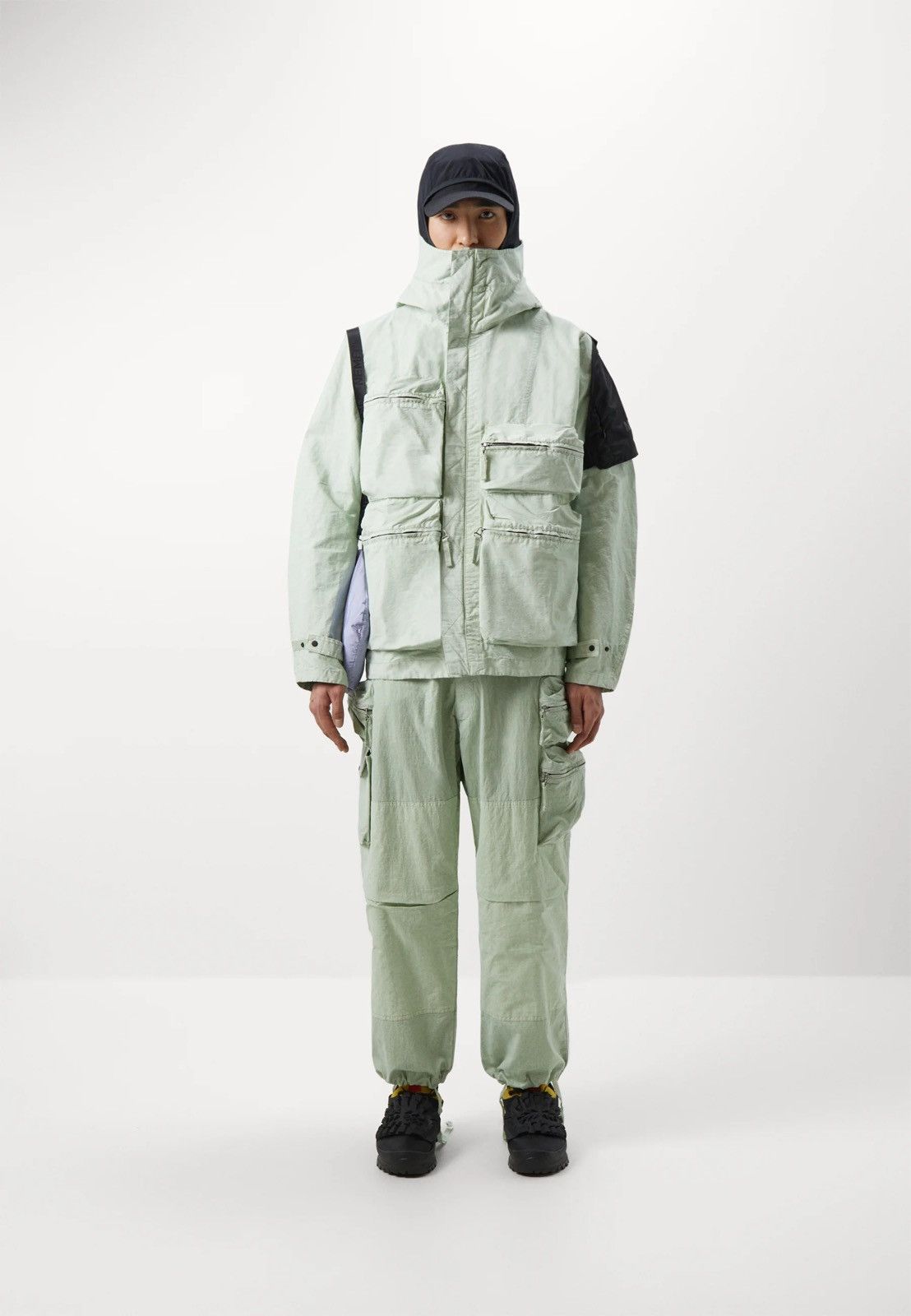 !DS! SS23 Nemen Rise Multipocket Parachute Pants