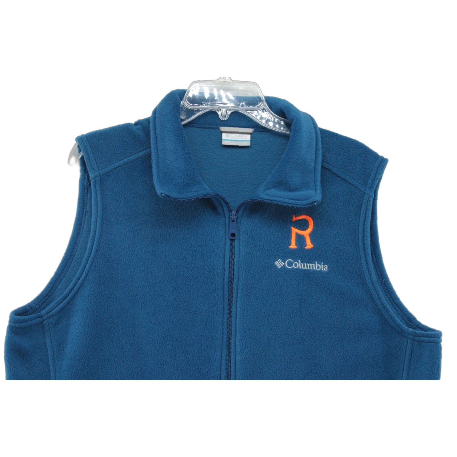 All Blues Columbia Fleece Vest Men's Large Tall Blue Outdoor Full Zip Hiking Cozy Size US L / EU 52-54 / 3 - 1 Thumbnail