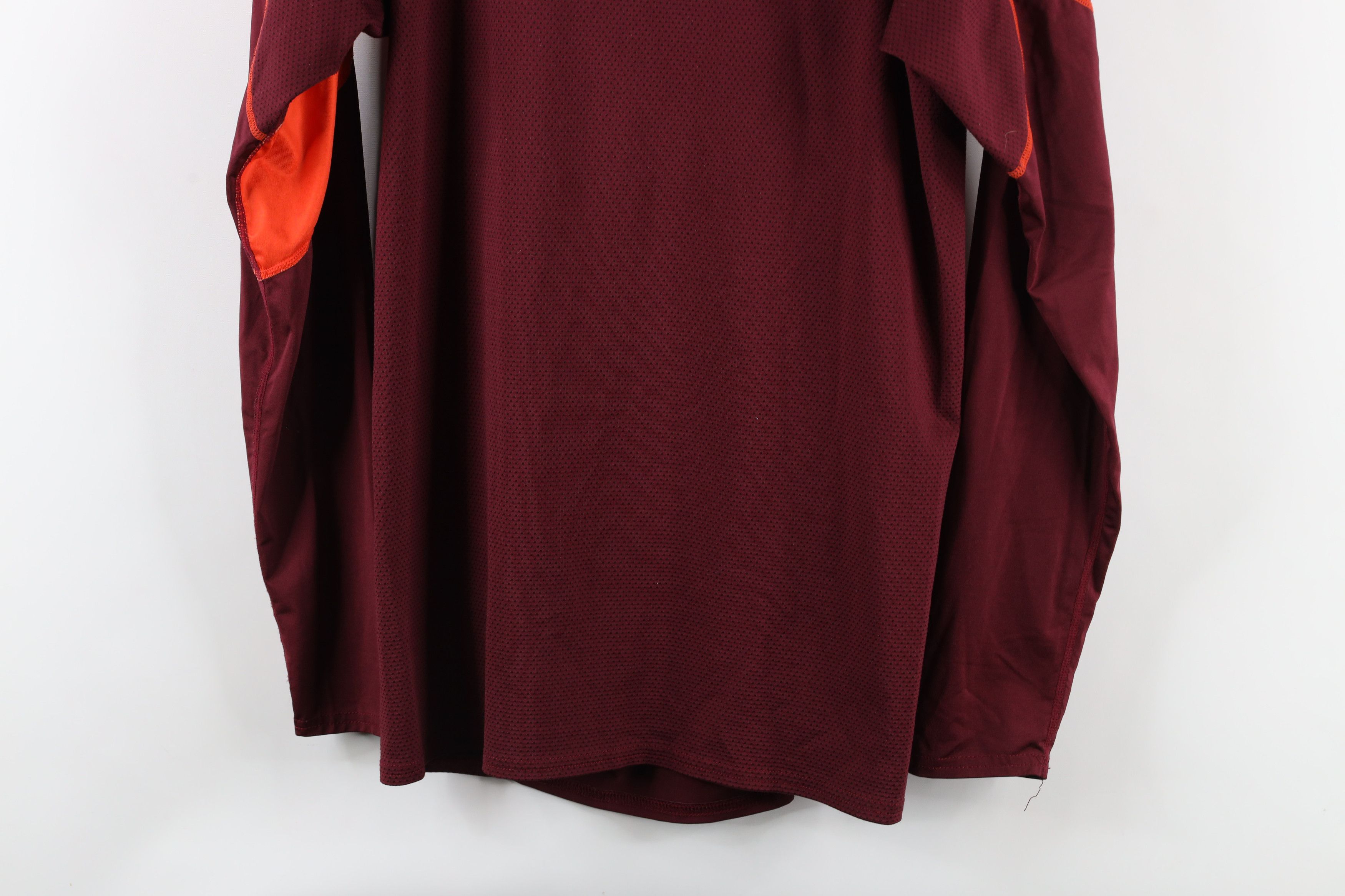 Nike × Vintage Vintage Nike Pro Training Gym Long Sleeve T-Shirt Red Size US XXL / EU 58 / 5 - 15 Thumbnail
