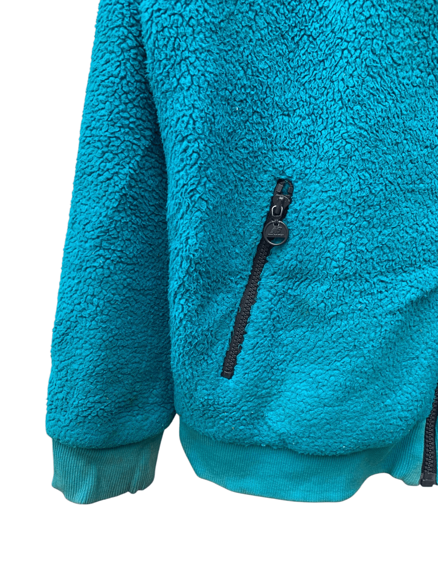 New Balance Rare Vtg New Balance Fleece Full Zipper Hoodie Jacket Size US M / EU 48-50 / 2 - 12 Thumbnail