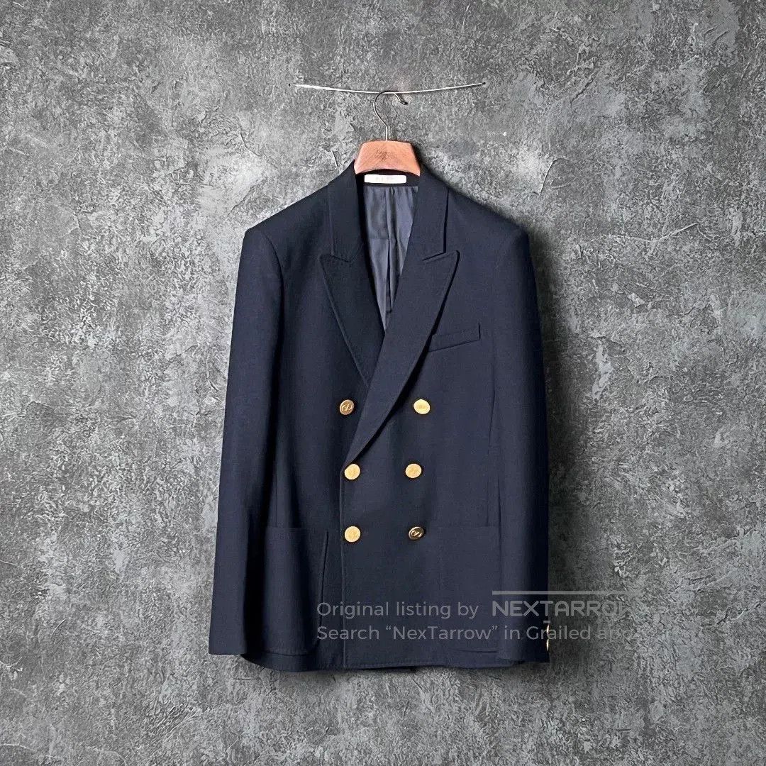 Valentino Valentino Navy Double. Size US S / EU 44-46 / 1 - 1 Thumbnail