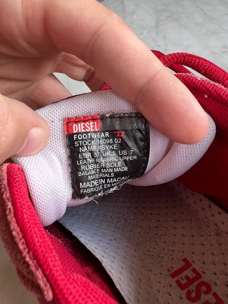 Diesel Vintage Logo Diesel Sneakers Avant Garde Moto Style 2000s Size US 5 / EU 37 - 14 Thumbnail