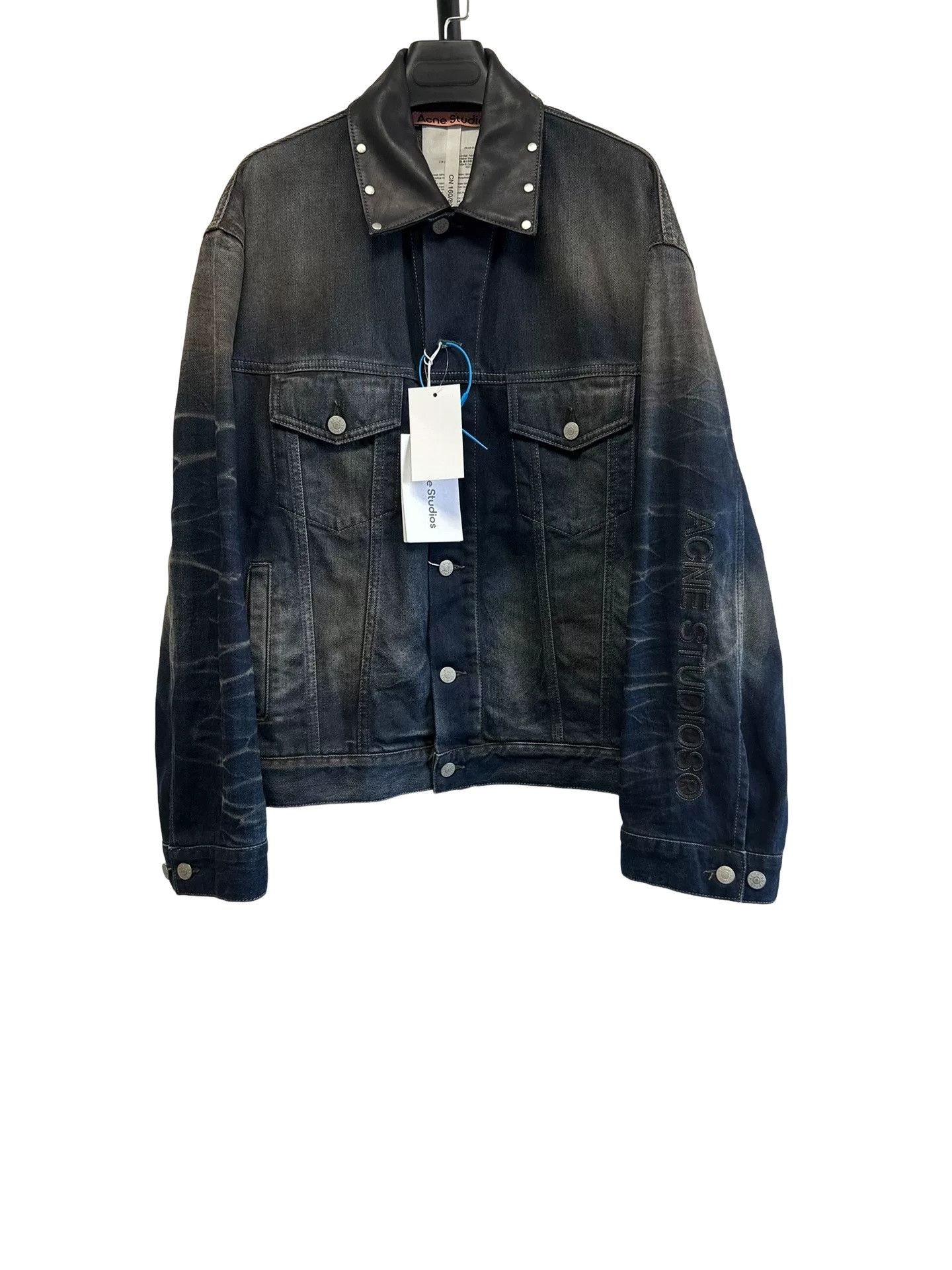 Acne Studios Acne Studios Faded Leather Collar Barn Jacket XXS Size US XXS / EU 40 - 1 Thumbnail