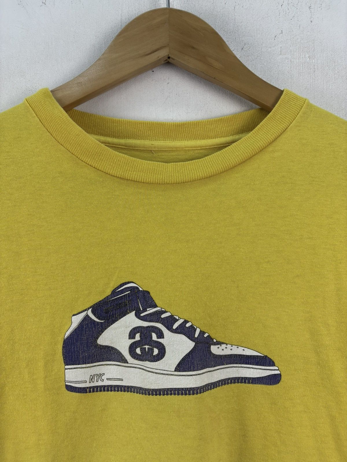 Stussy Vintage 90s Stussy Jordan Tshirt Single Stitch Size US S / EU 44-46 / 1 - 2 Thumbnail