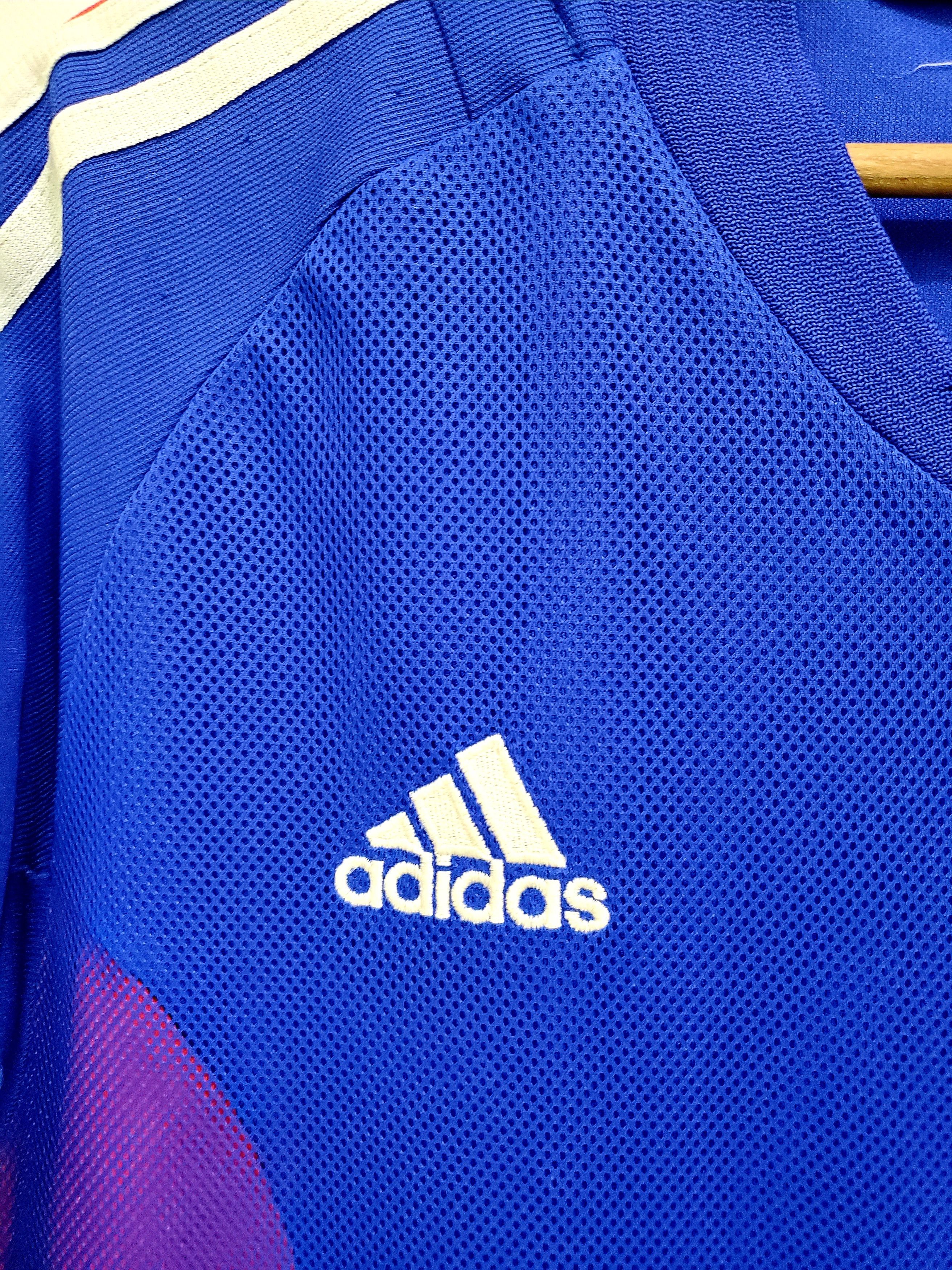 Adidas × Vintage FRANCE 2002 2004 HOME FOOTBALL SOCCER JERSEY size M Size US M / EU 48-50 / 2 - 5 Thumbnail