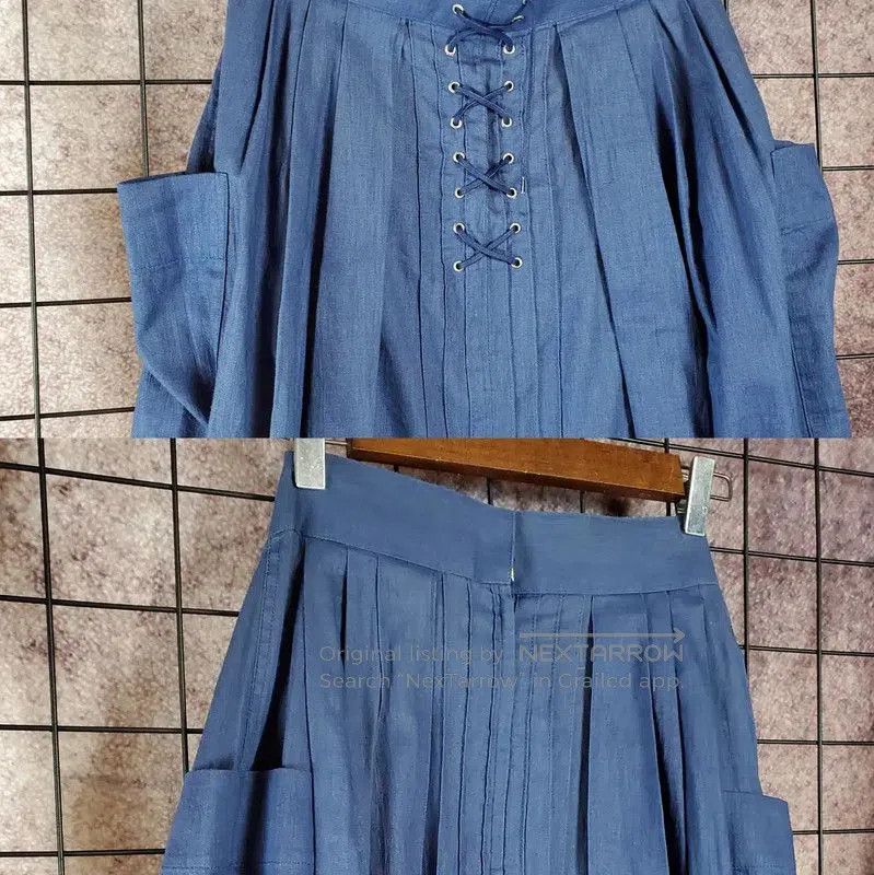 Dior Dior Pleated Summer Skirt in Blue . Size 26" / US 2 / IT 38 - 3 Thumbnail