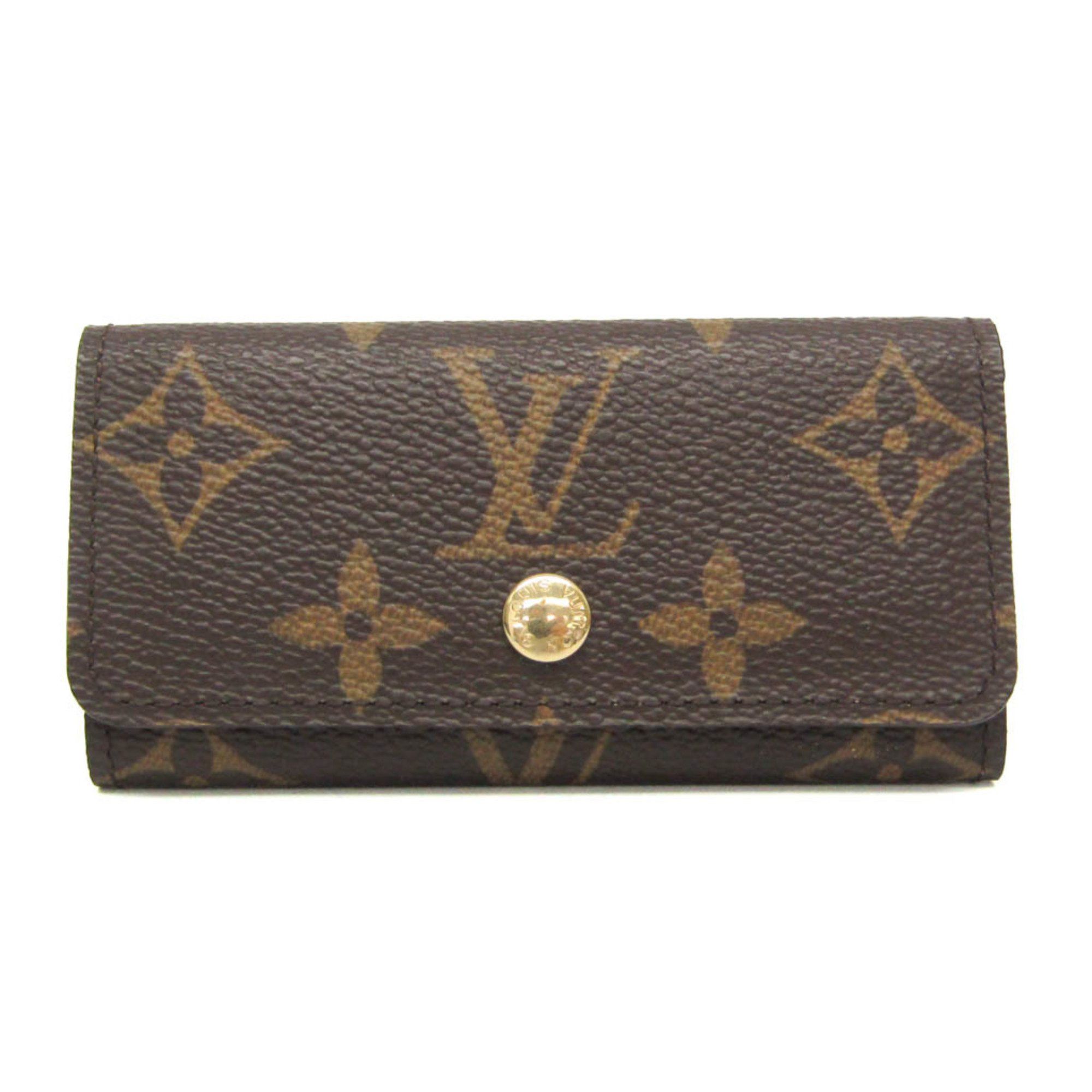Louis Vuitton Louis Vuitton Monogram 4 Key Holder M69517 Men,Women Monogram Key Case Brown Size ONE SIZE - 1 Thumbnail