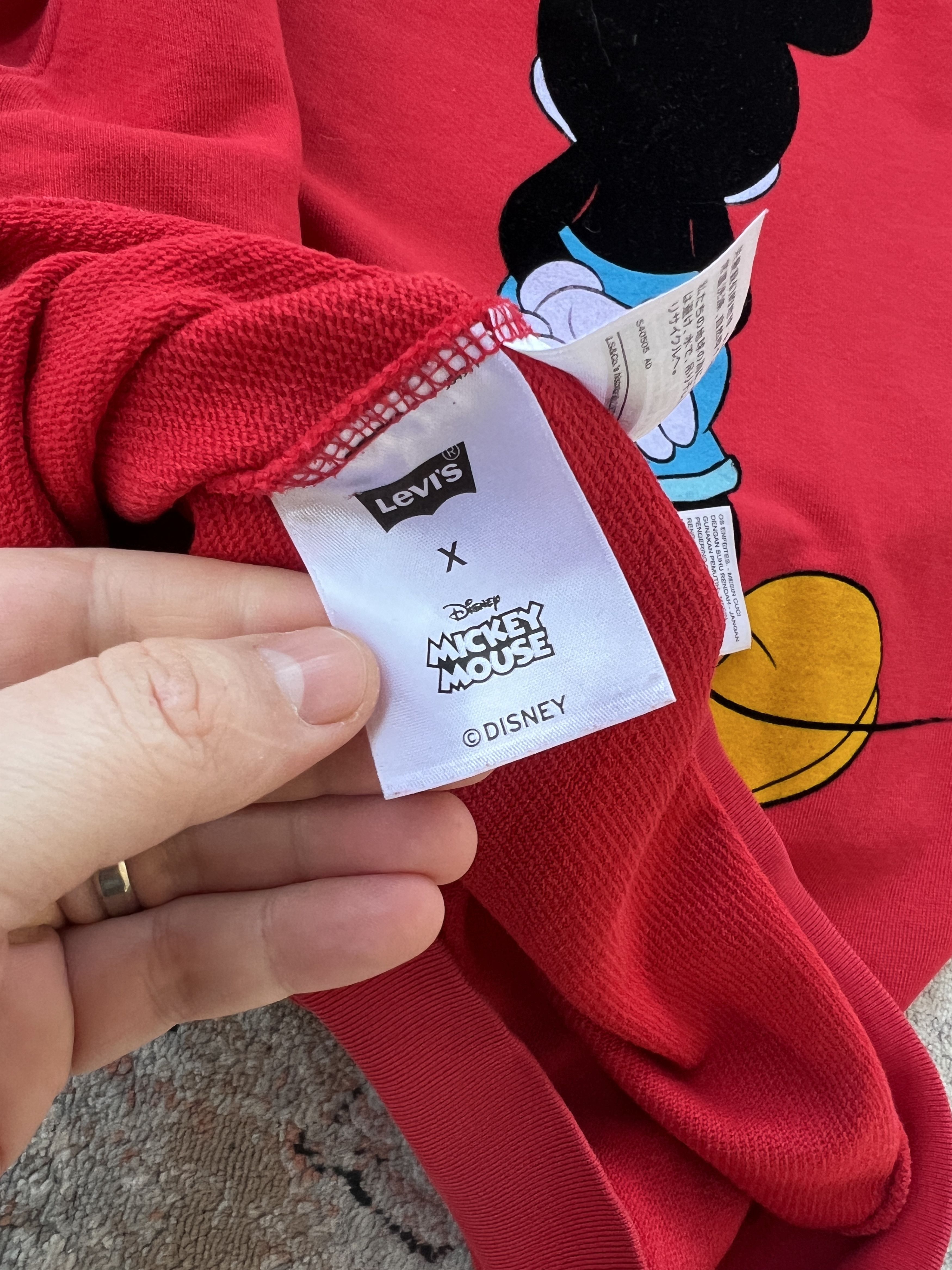 Disney Levi's Disney Mickey Mouse Sweatshirt Size US S / EU 44-46 / 1 - 6 Thumbnail