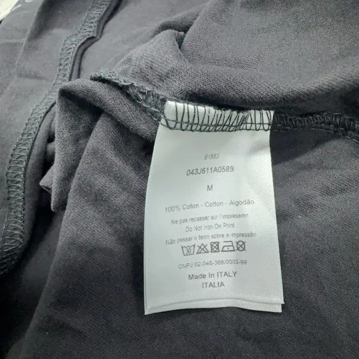 Dior Dior Black Logo Long Sleeve T-shirt for Men 0079-2507 Long Sleeve T Shirts