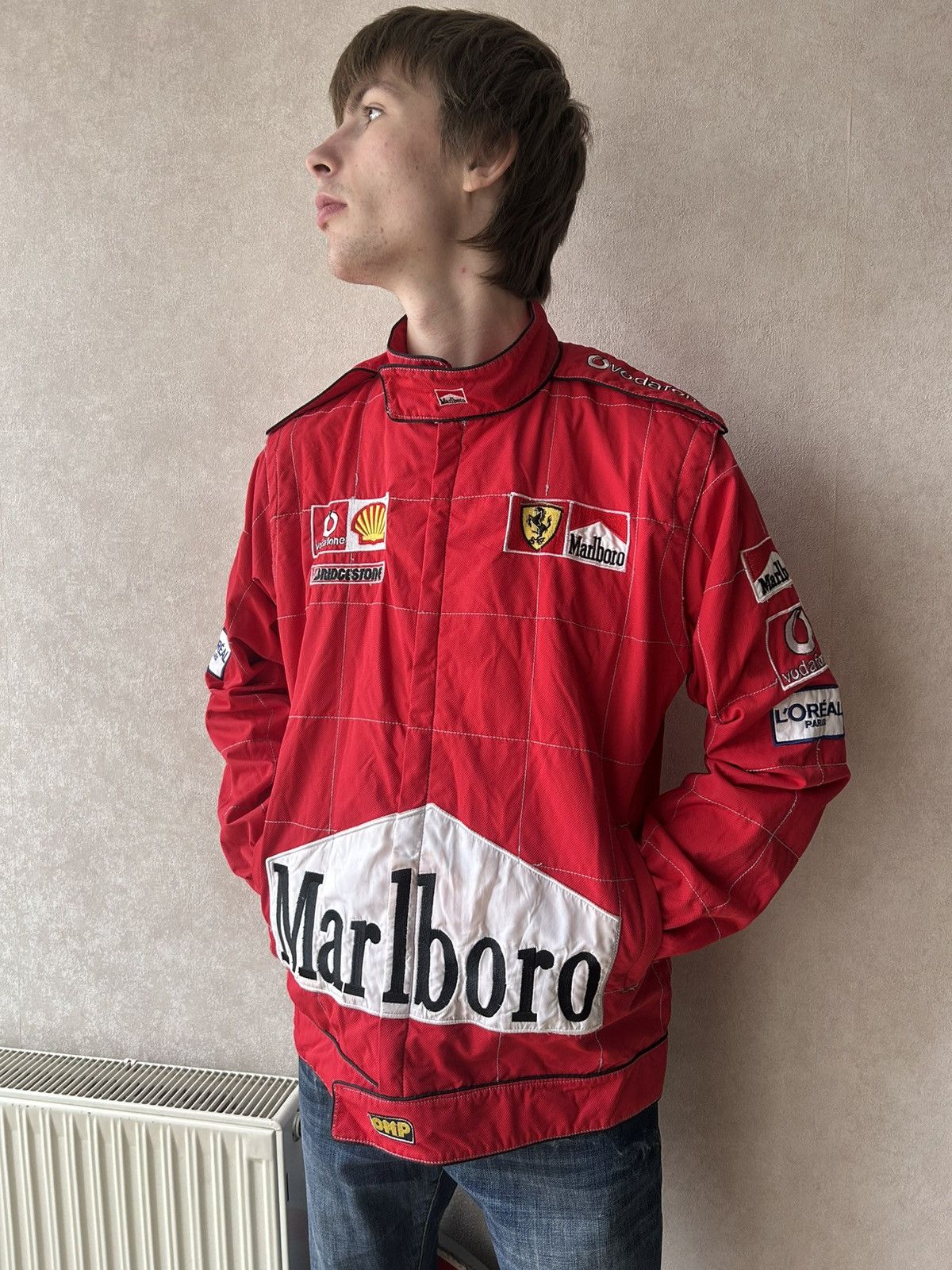 Ferrari Vintage F1 Ferrari Marlboro Racing Jacket Michael Schumacher Size US L / EU 52-54 / 3 - 3 Thumbnail