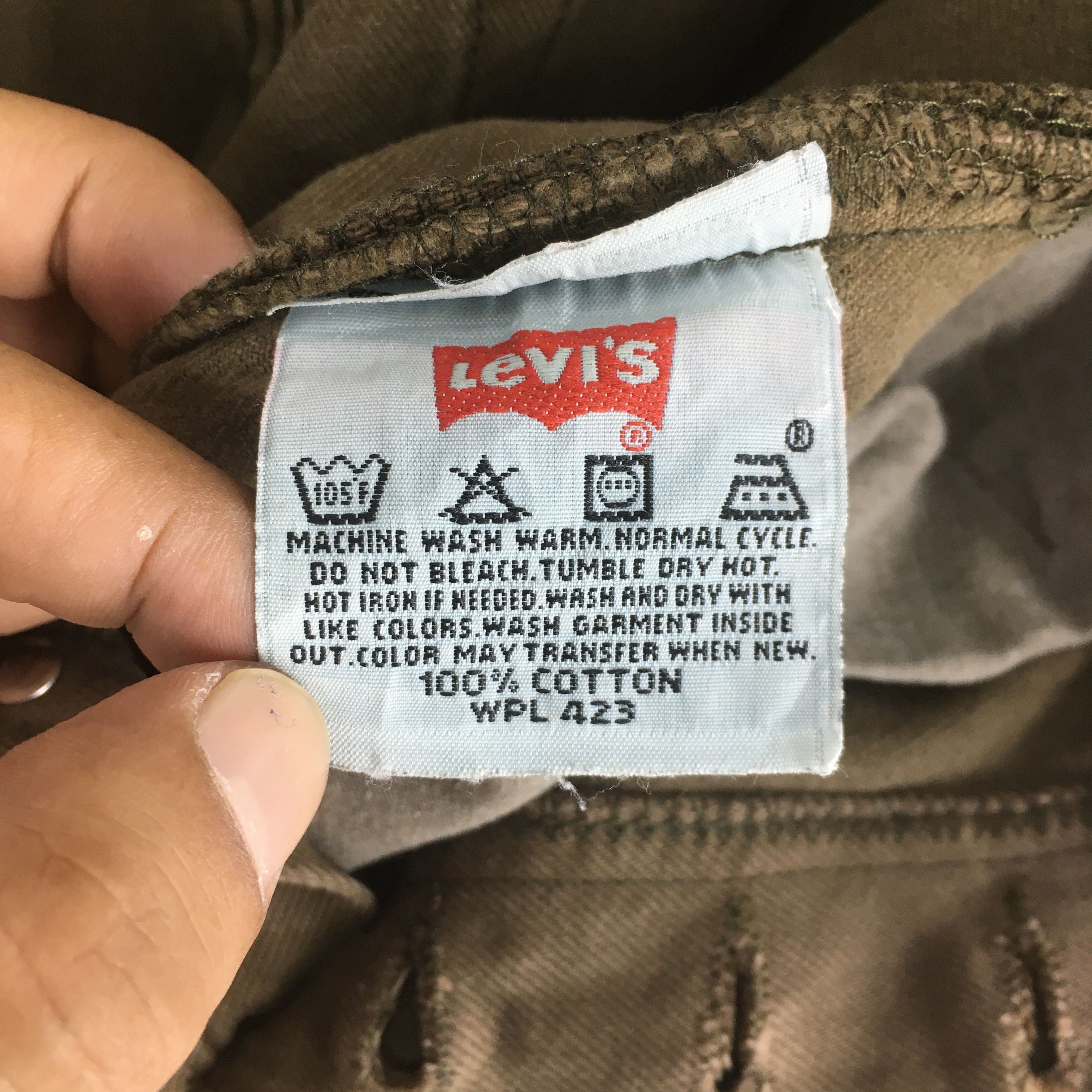 Levi's Size 29x30.5 Vintage 90s Levi's 501 Straight Cut Jeans S1512 Size US 29 - 12 Thumbnail