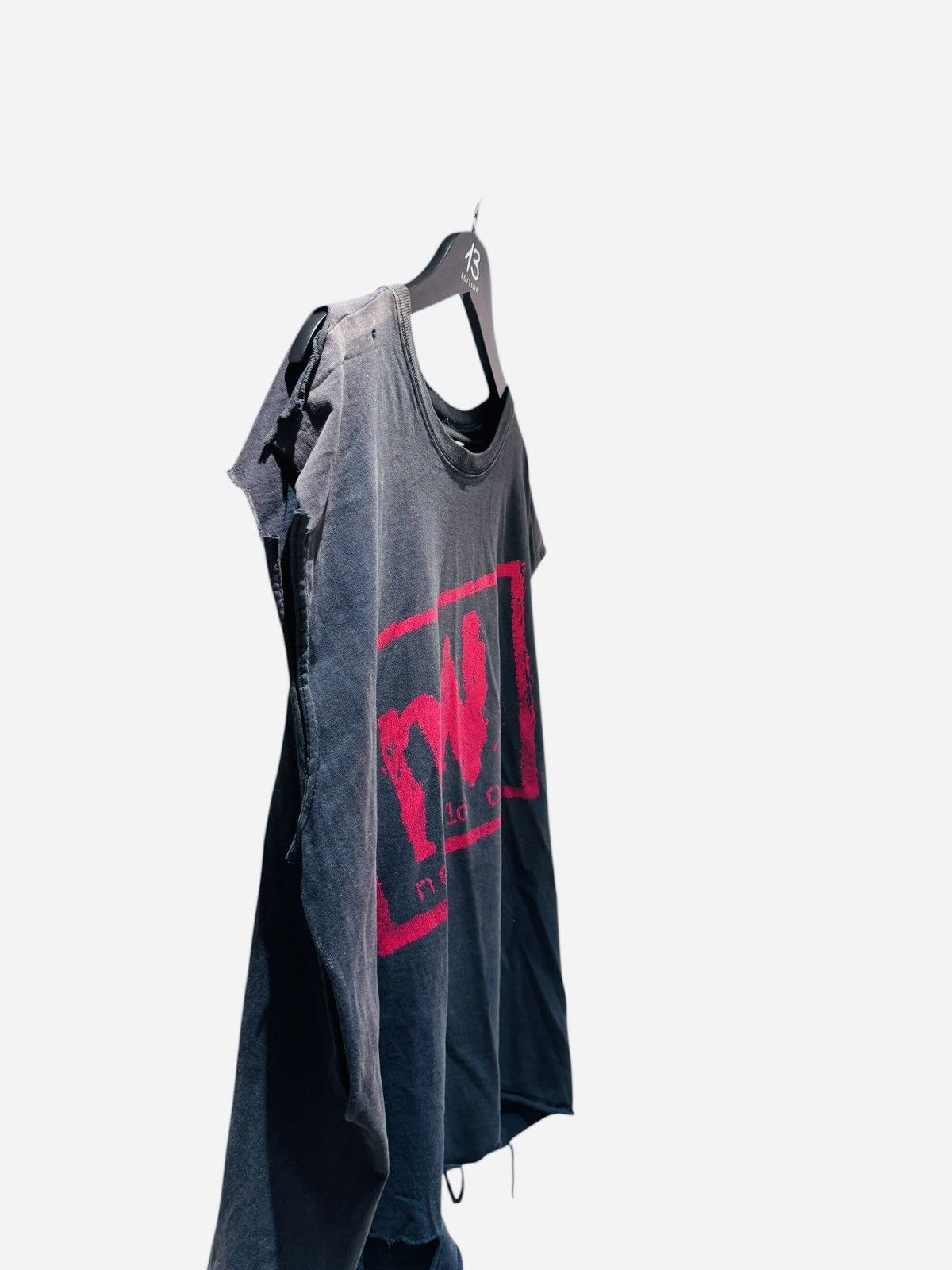 WCW/nWo Thrashed and Faded New World Order NWO Tee Tank Size US XL / EU 56 / 4 - 4 Thumbnail