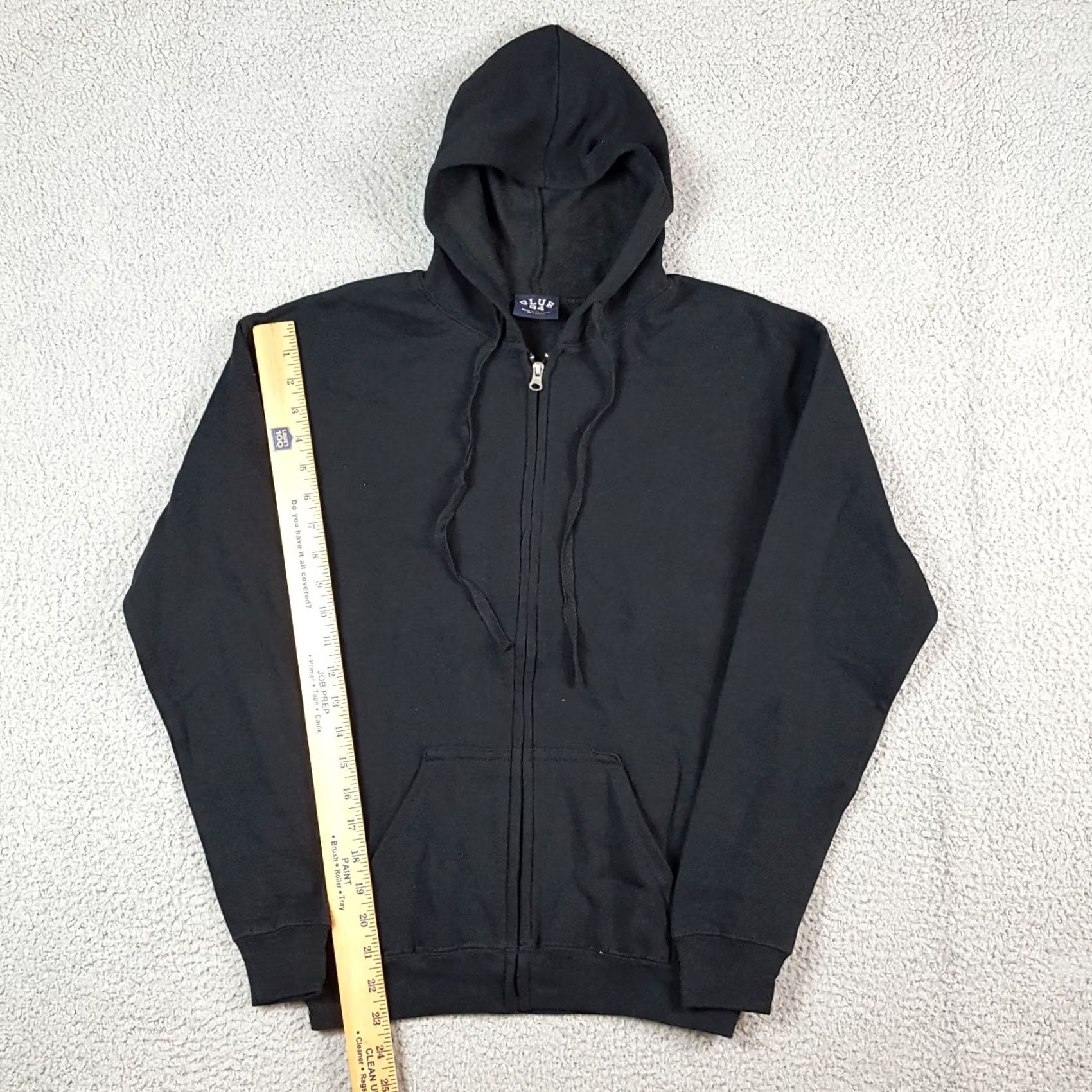 Vintage VINTAGE Black Full Zip Hooded Sweatshirt XL Hooded Men's Normcore Hoodie Crewneck Sweatshirt Size US XL / EU 56 / 4 - 8 Thumbnail