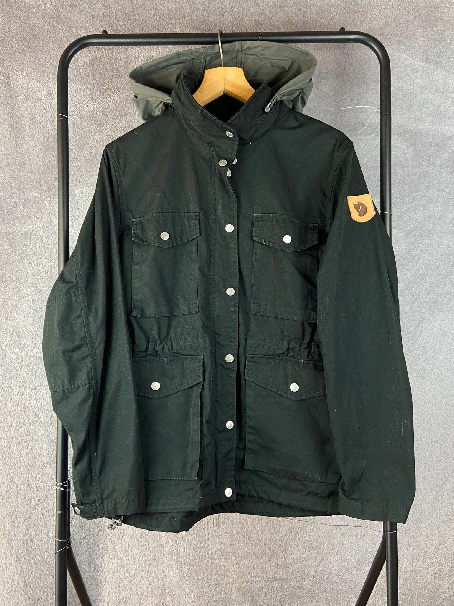 Fjallraven Fjällräven jacket dark green vintage retro outdoor hiking Size US L / EU 52-54 / 3 - 1 Thumbnail