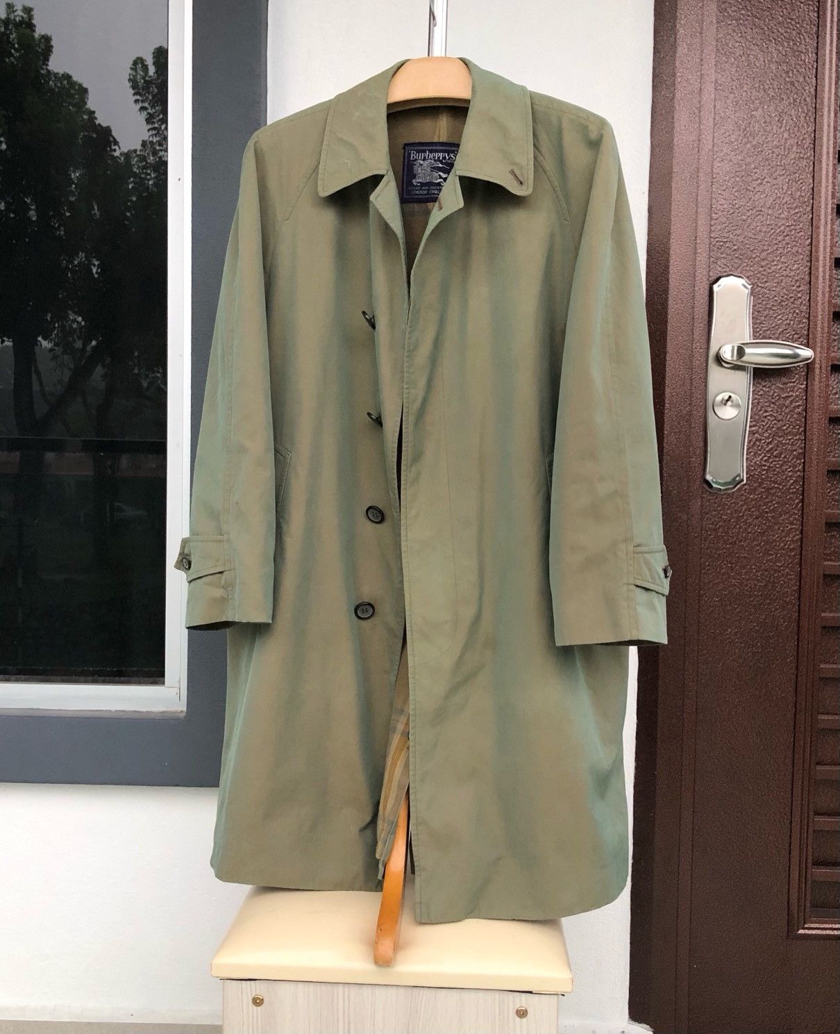Burberry Vintage 90s Burberrys Prorsum London England Trench Coat Size US M / EU 48-50 / 2 - 9 Thumbnail
