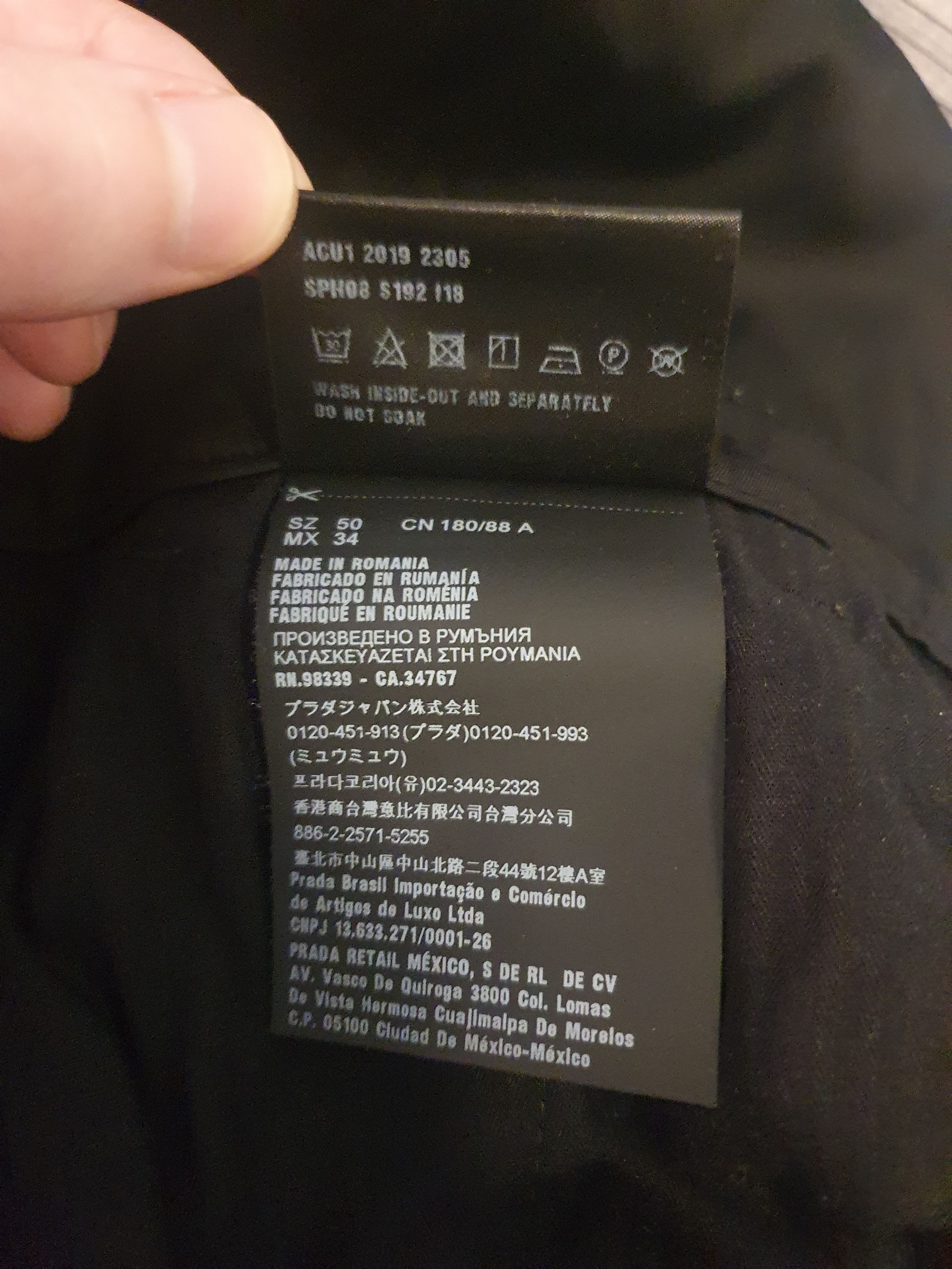 Prada Prada Black Gabardine Zip Trousers ‘19 Size US 34 / EU 50 - 7 Thumbnail