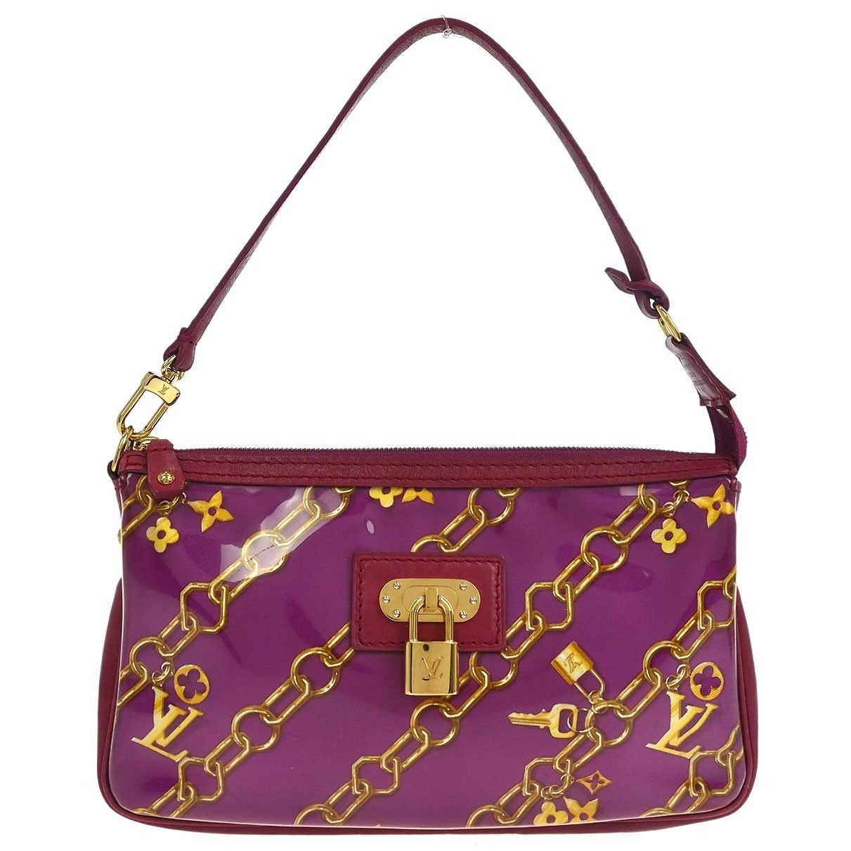 Louis Vuitton Louis Vuitton Charms Pochette PVC Over Printed Silk Size ONE SIZE - 1 Thumbnail