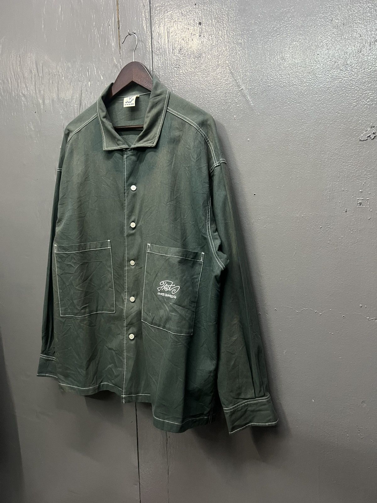 Japanese Brand Jact Skateboarding Sunfaded Oversized Size US XL / EU 56 / 4 - 2 Thumbnail