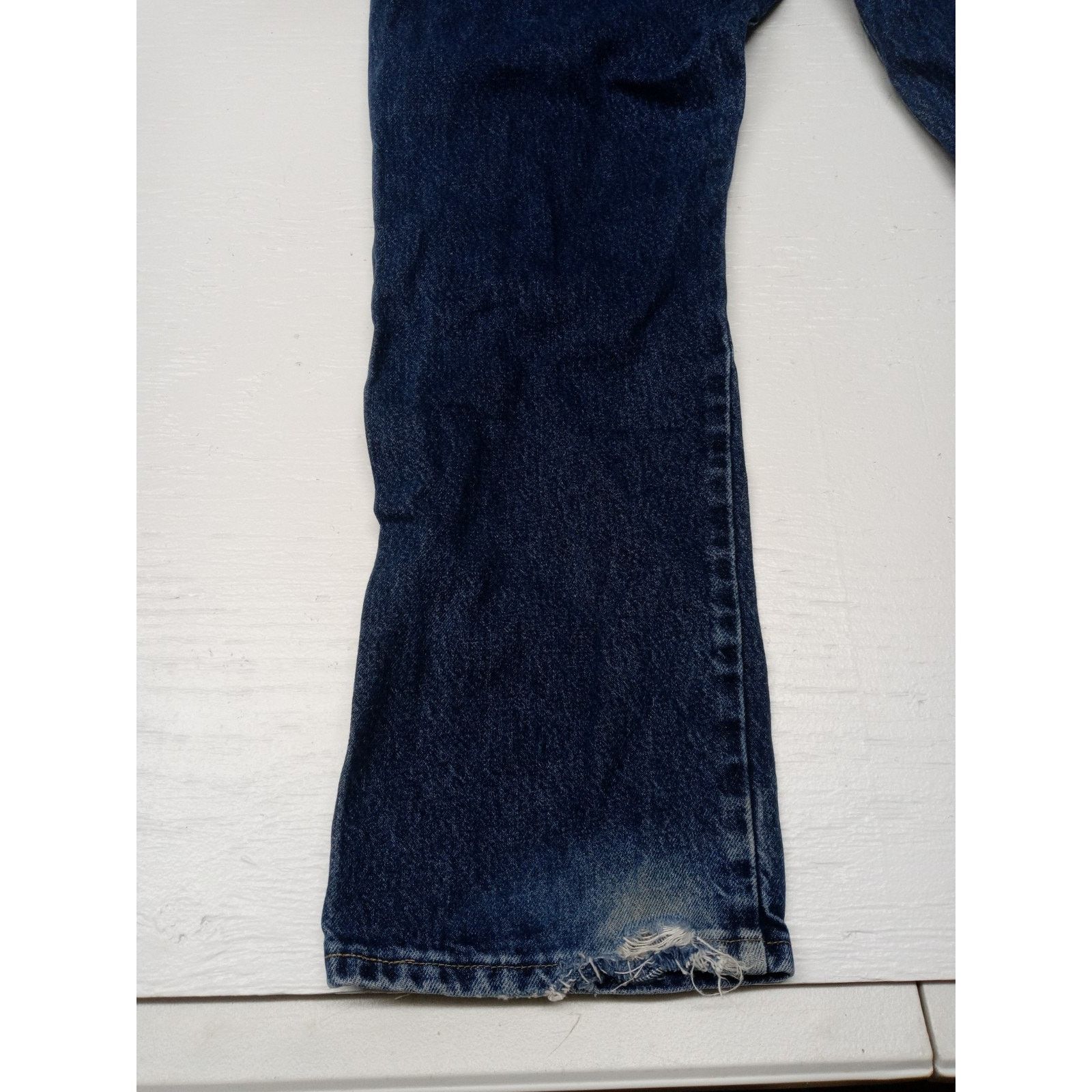 Wrangler Wrangler (40x32) Men's Regular Fit Blue Jeans Size US 40 / EU 56 - 5 Thumbnail