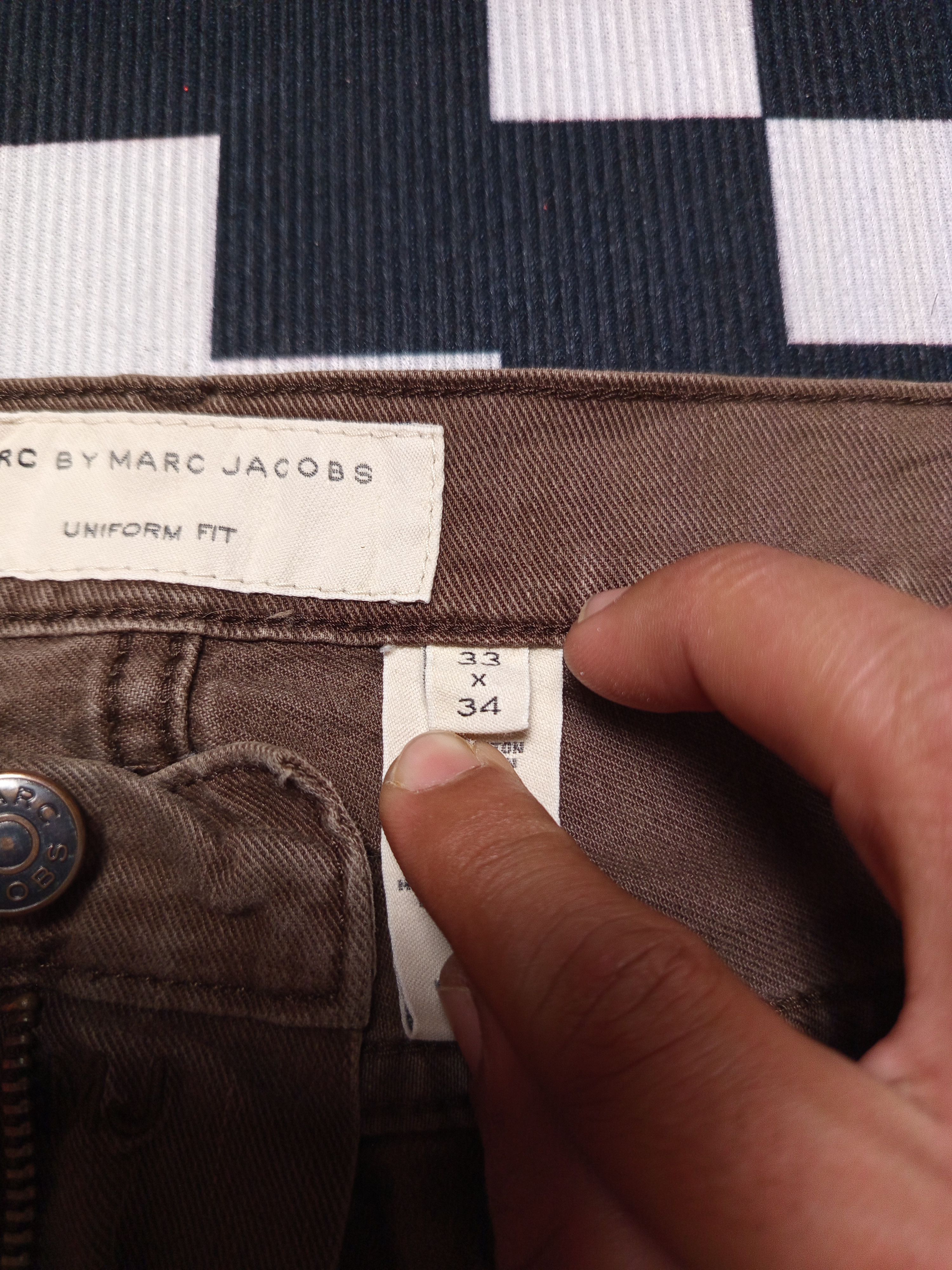 If Six Was Nine Vintage Marc Jacobs Luxury Brown Pants Jeans Size US 35 - 9 Thumbnail