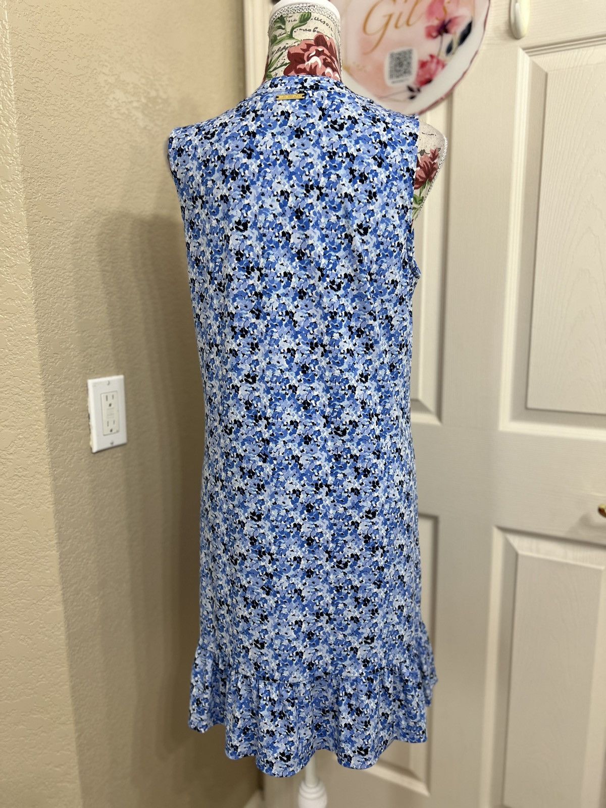Michael Kors Michael Kors blue and white floral dress size M Size M / US 6-8 / IT 42-44 - 3 Thumbnail