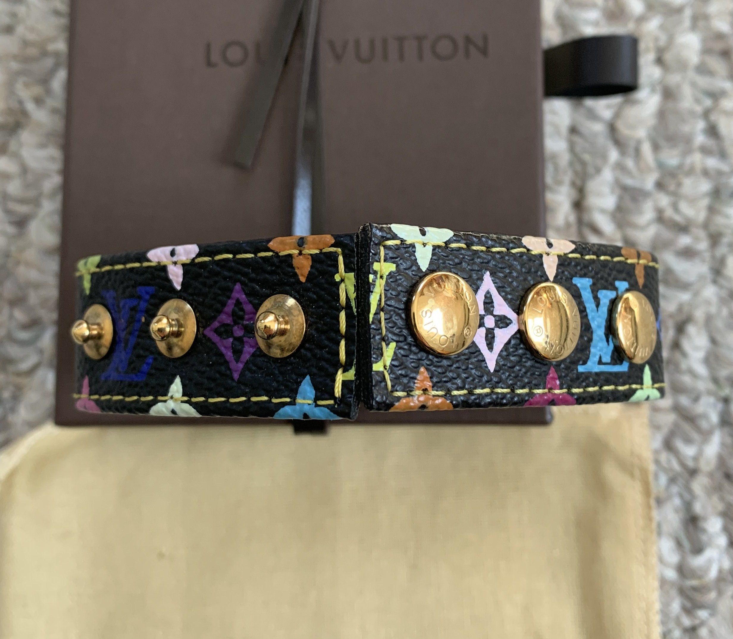 Louis Vuitton × Takashi Murakami S/S 2003 Louis Vuitton x Murakami VIP Multicolor Bracelet Size ONE SIZE - 6 Thumbnail