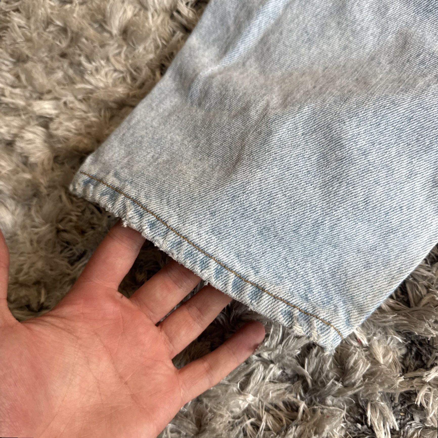 Levi's Levi's 550 Jeans Men 38x31 Blue Denim Relaxed Tapered Leg Red Tab HTF Size US 38 / EU 54 - 2 Thumbnail