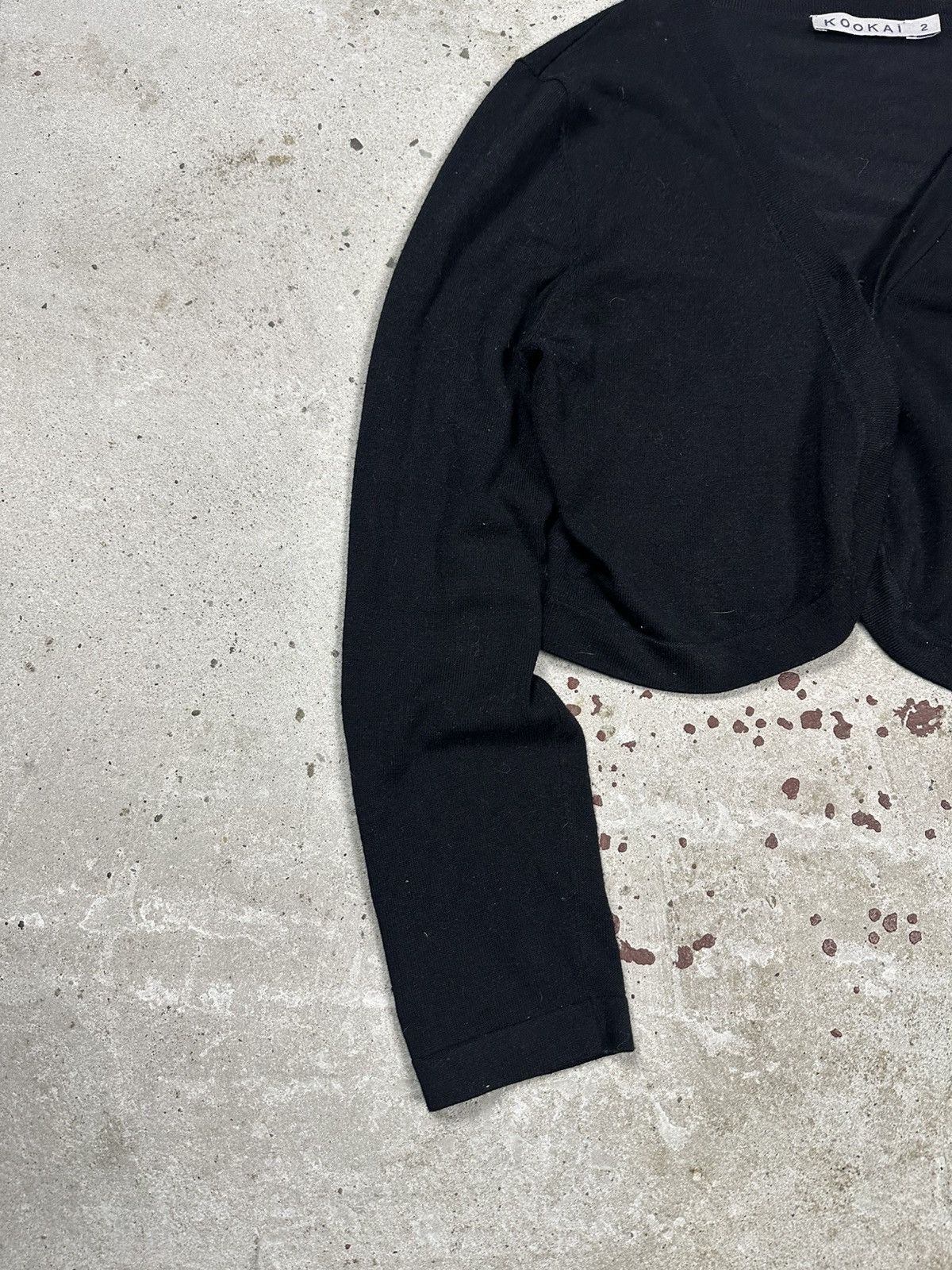 Japanese Brand Vintage Y2K Kookai Black Japanese Light Cardigan Size M / US 6-8 / IT 42-44 - 3 Thumbnail