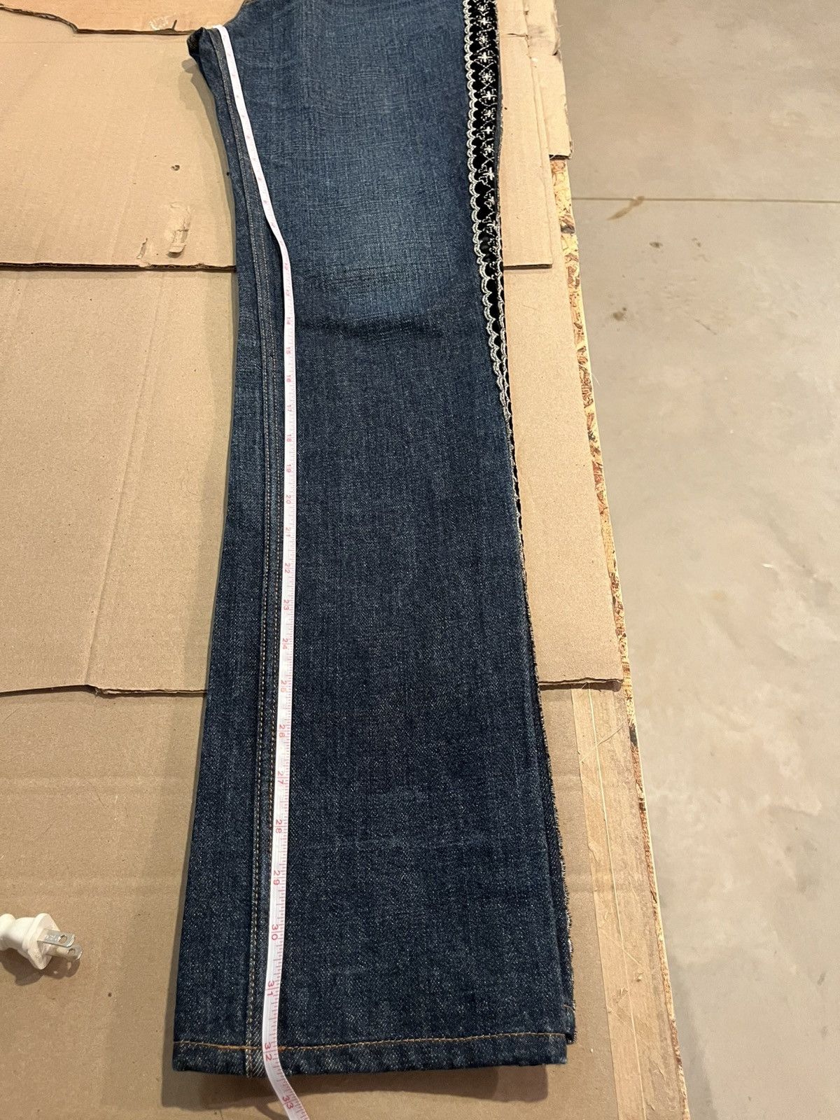 Nepenthes Side appliqué straight leg denim Size US 30 / EU 46 - 4 Thumbnail