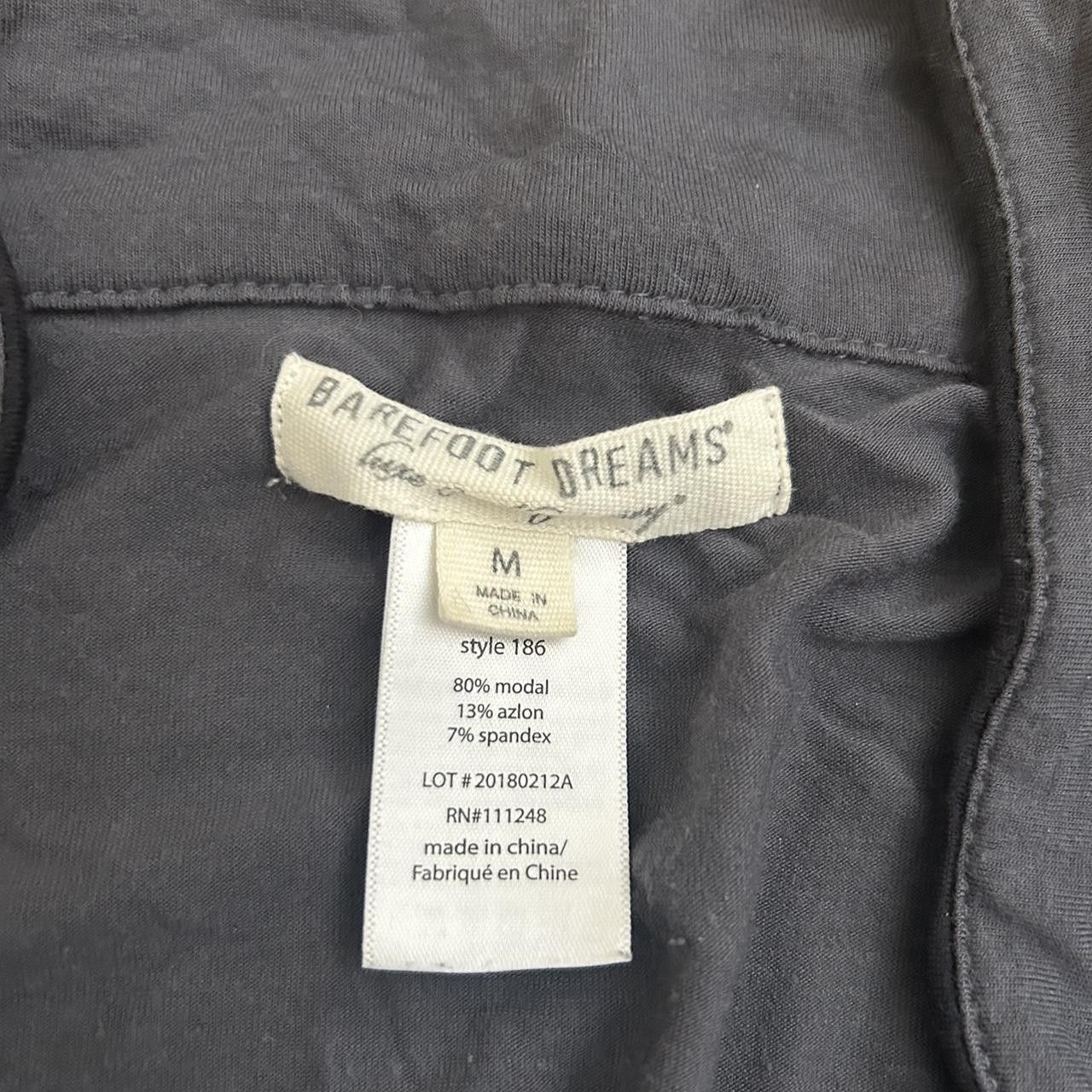 Other Barefoot Dreams Gray Pajama Top Size M Size M / US 6-8 / IT 42-44 - 2 Thumbnail
