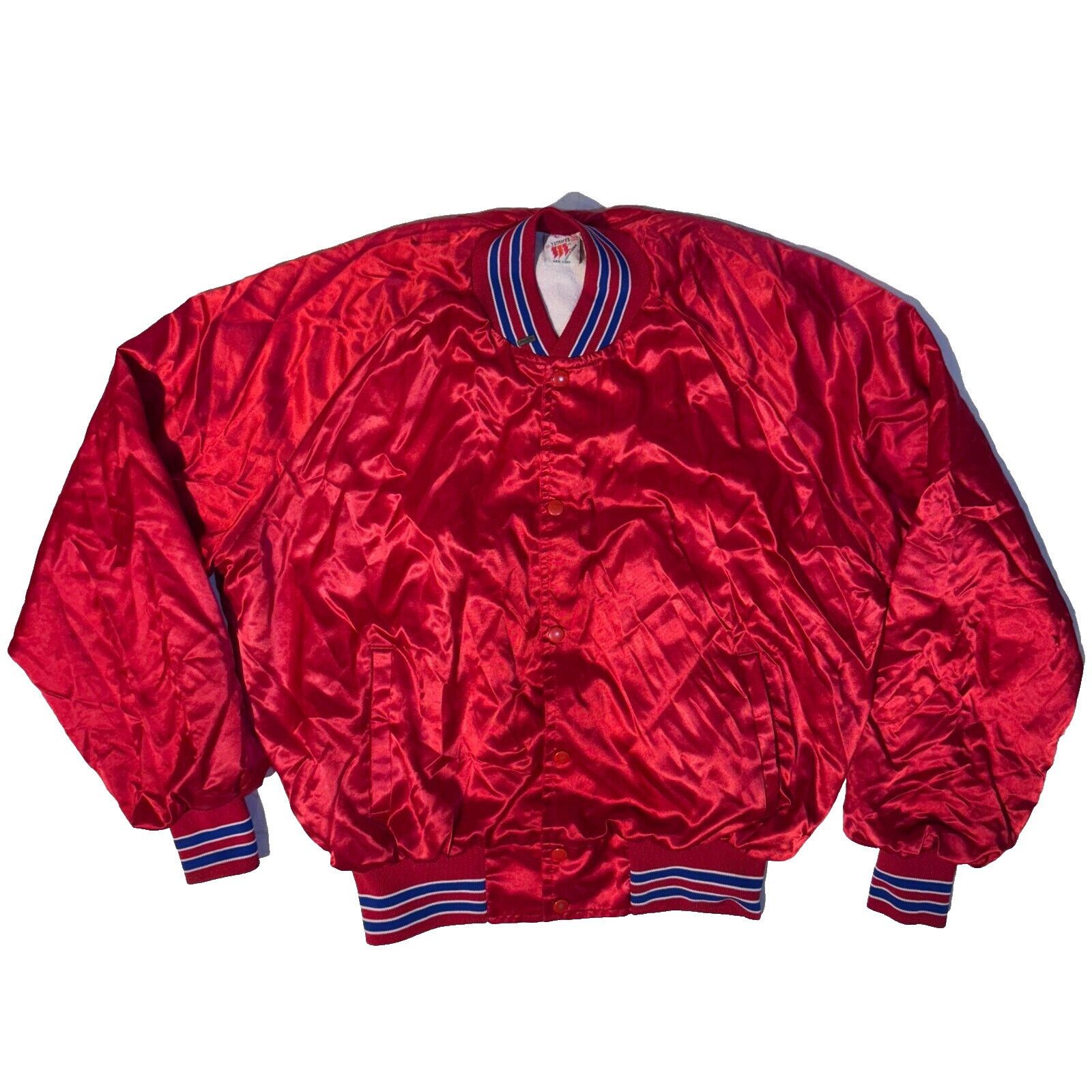 Other Vintage Nabisco Ritz Crackers Jukebox Red Satin Bomber Jacke Size US M / EU 48-50 / 2 - 2 Thumbnail
