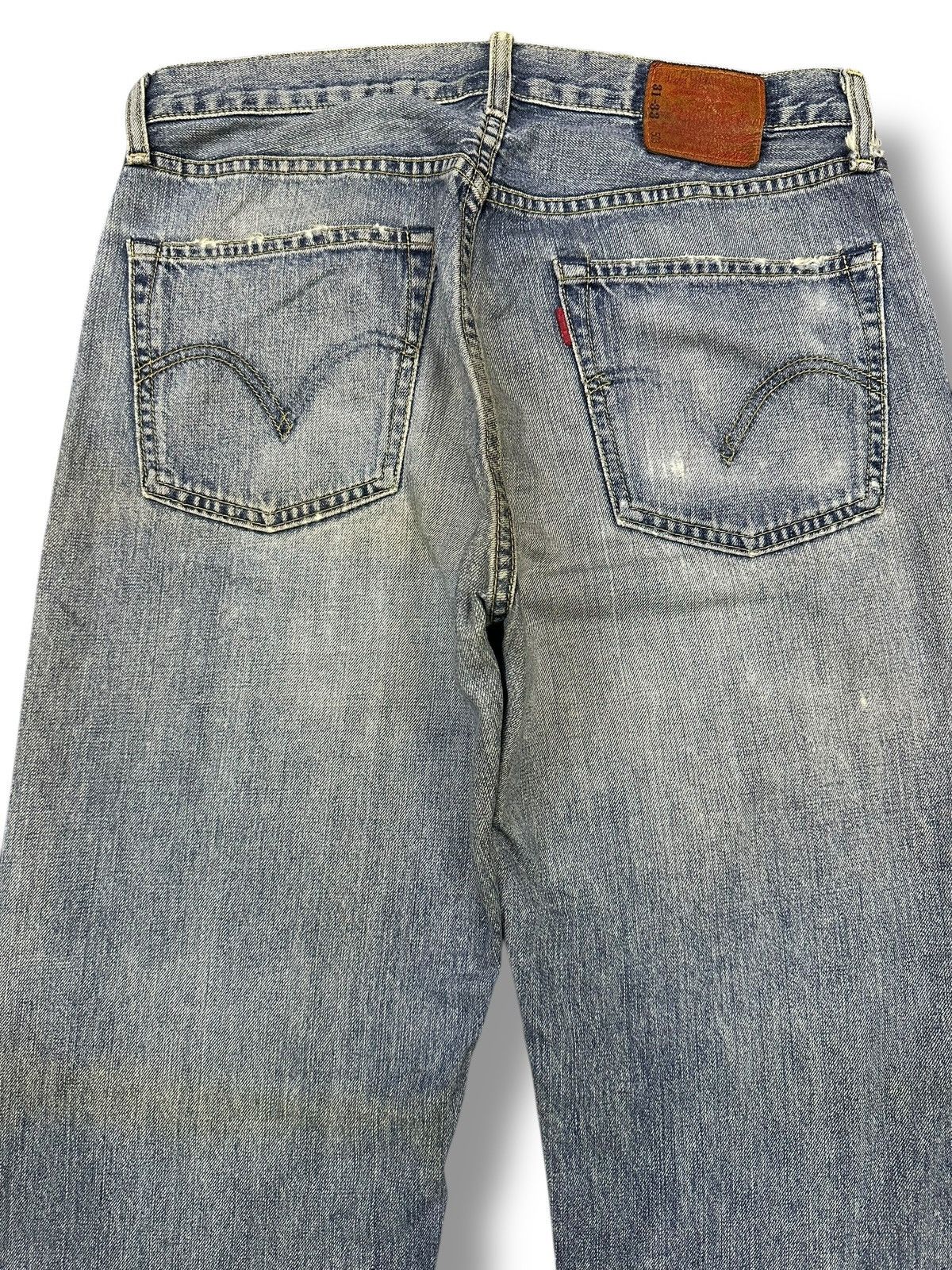 Japanese Brand Distressed Levi's 503 Vintage Baggy Wideleg Style Faded Size US 32 / EU 48 - 6 Thumbnail