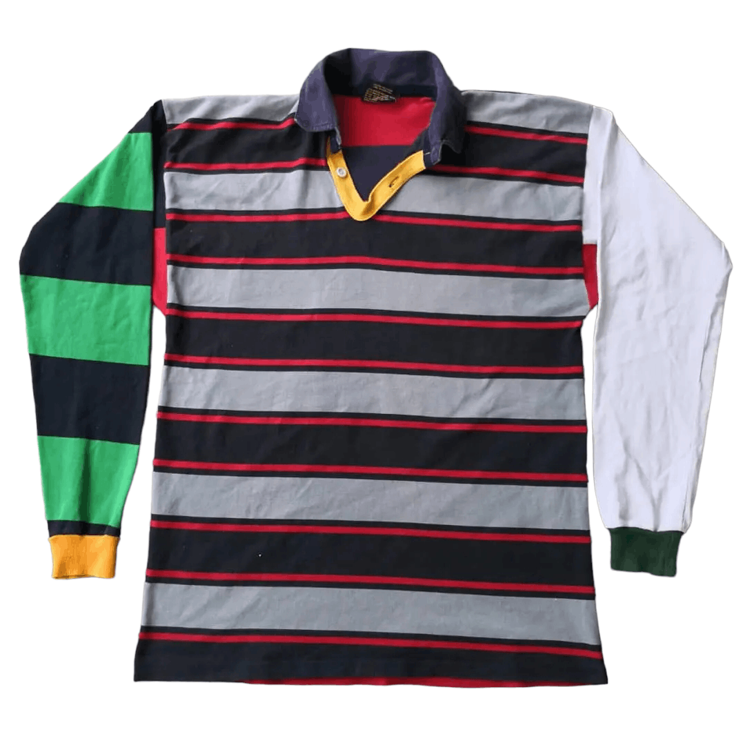 Vintage Vintage Rugby Long Sleeve Polo Size US M / EU 48-50 / 2 - 1 Thumbnail
