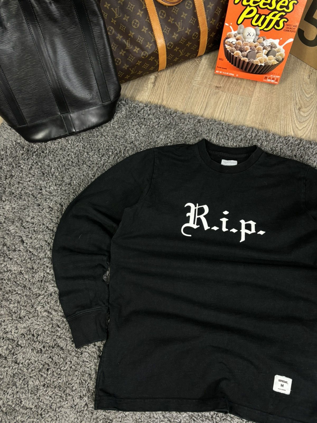 Japanese Brand × Supreme Supreme RIP Longsleeve Tee Spellout Hype Y2K Japanesse Size US M / EU 48-50 / 2 - 2 Thumbnail