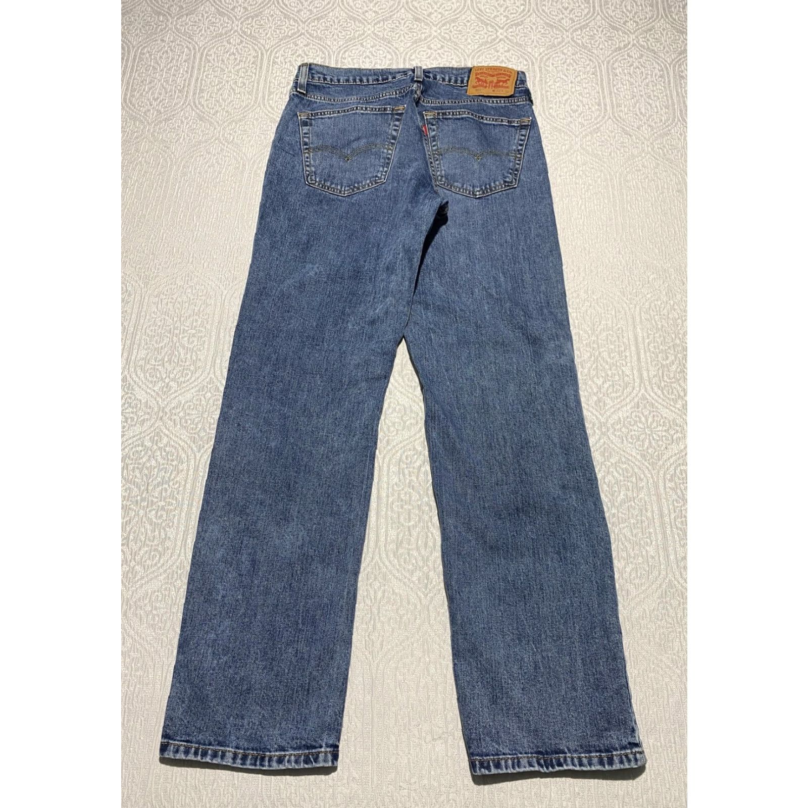 Levi's Levi's 559 Jeans Mens 32x32 Blue Denim 5-Pocket Relaxed Straight Stretch Cotton Elastodiene Size US 32 / EU 48 - 2 Thumbnail