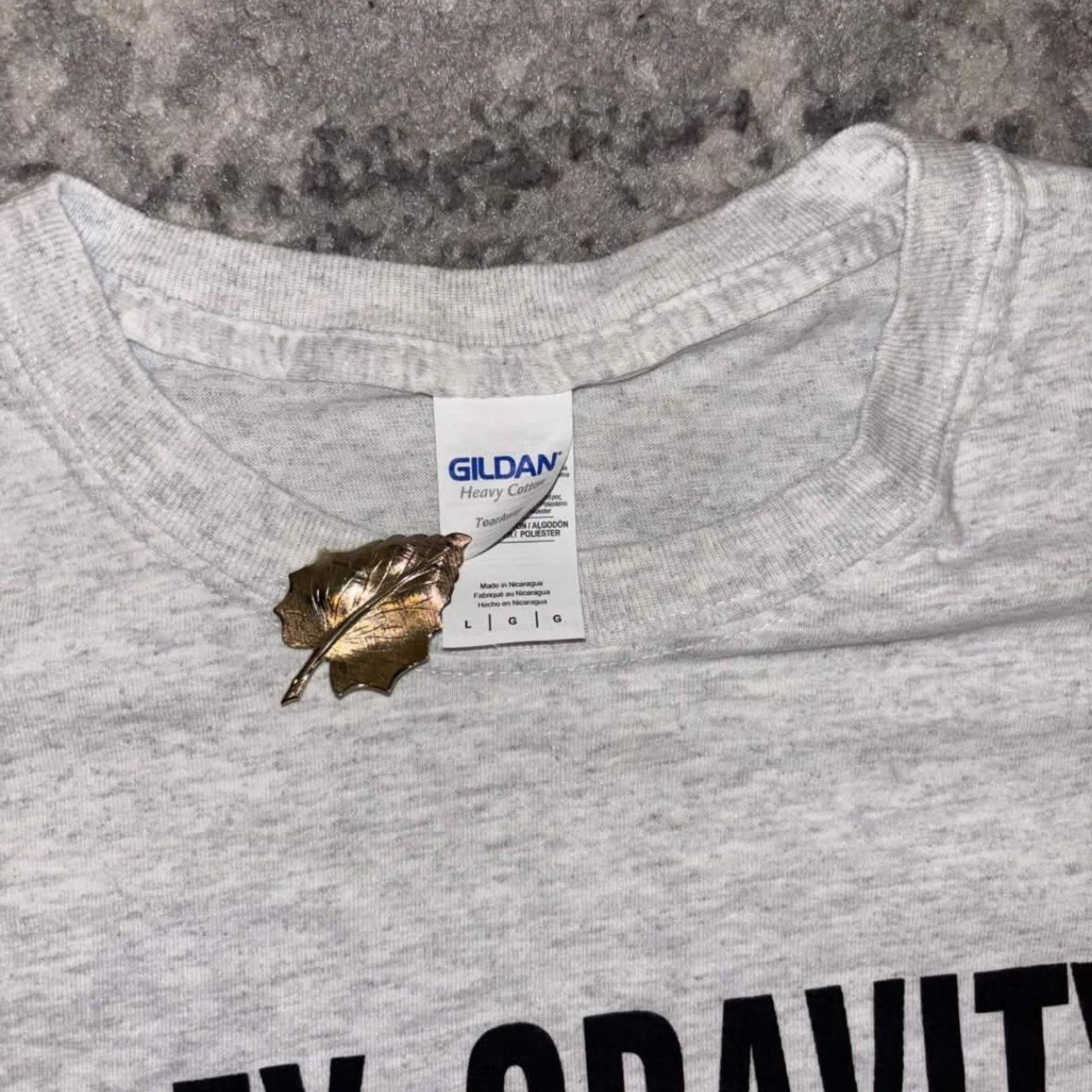 Vintage Y2K Obey Gravity, It's The Law! Funny Shirt Size US L / EU 52-54 / 3 - 3 Thumbnail