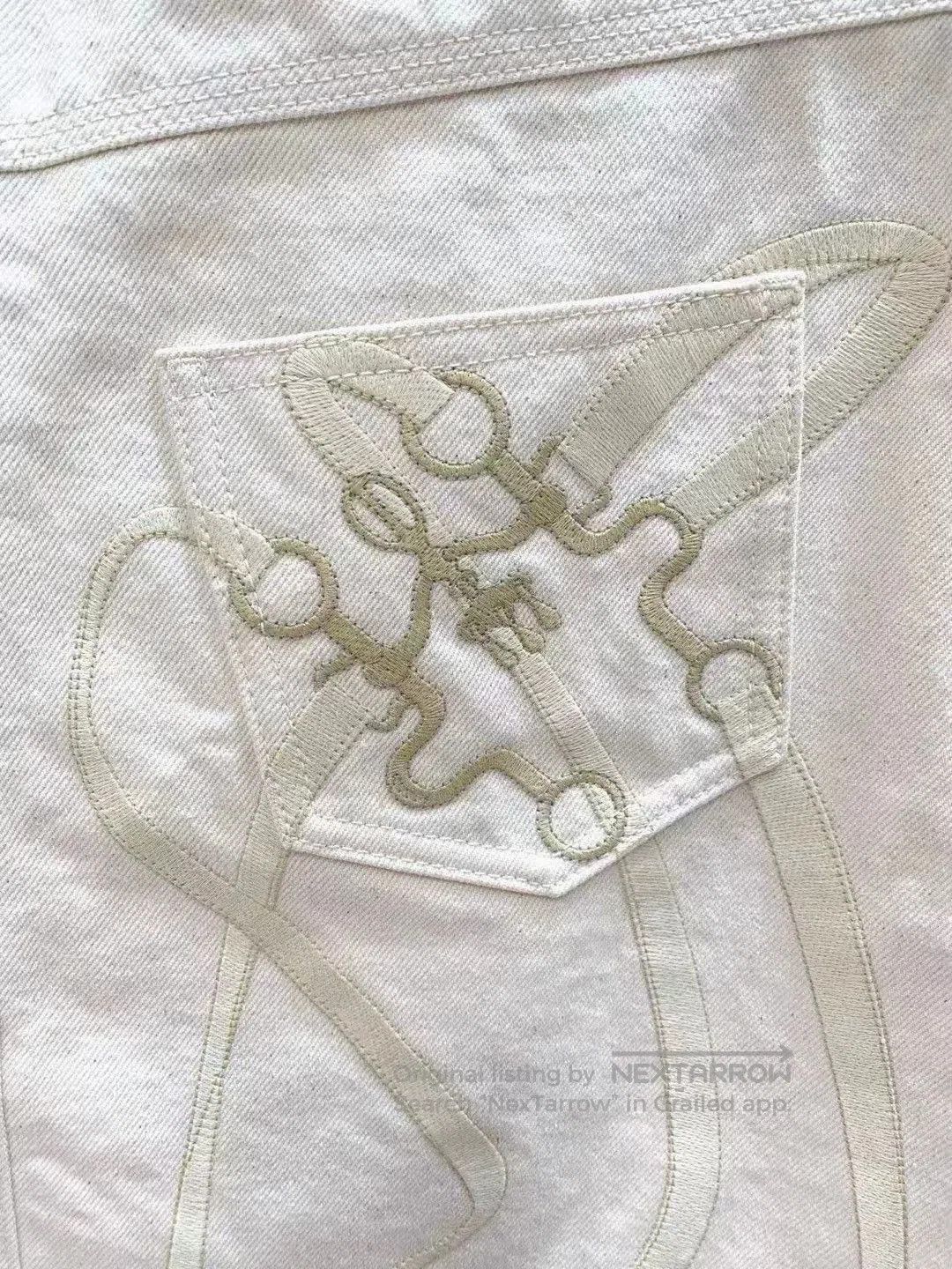 Hermes Hermes Embroidered Logo Skirt Size 36. Size US 36 / EU 52 - 5 Thumbnail