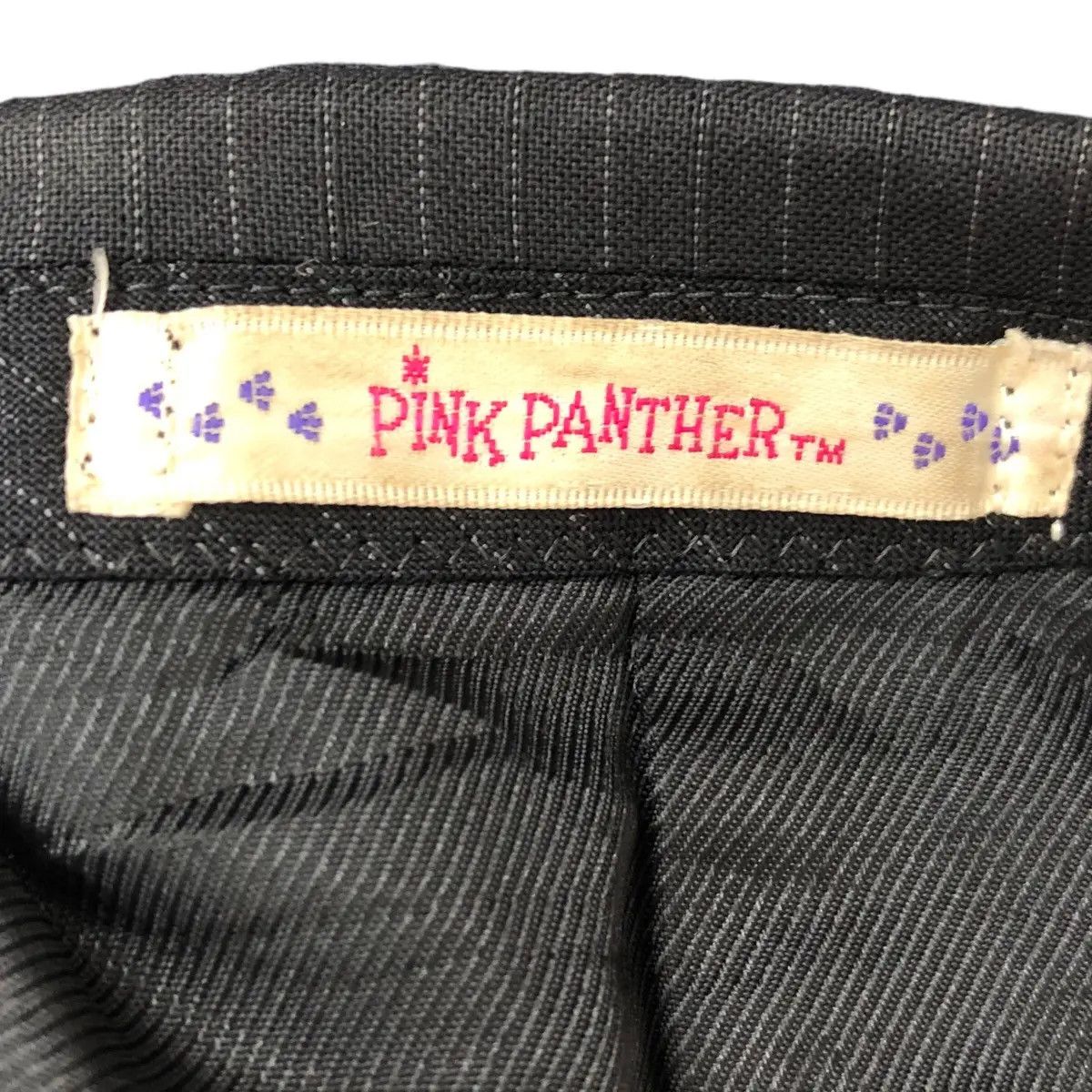 Vintage Vintage 90’ PINK PANTHER 2 Button Black Blazer Sport Coat Size 38R - 8 Thumbnail