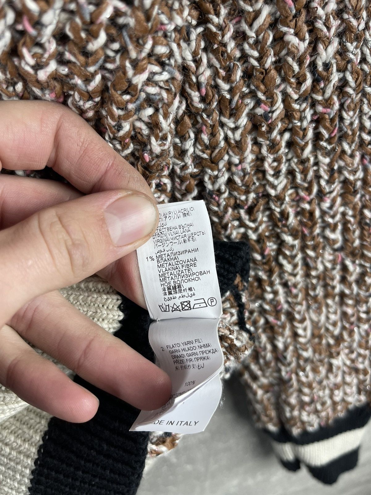 Brunello Cucinelli Brunello Cucinelli for Humanity Cotton/Wool V Neck Sweater Size M / US 6-8 / IT 42-44 - 12 Thumbnail
