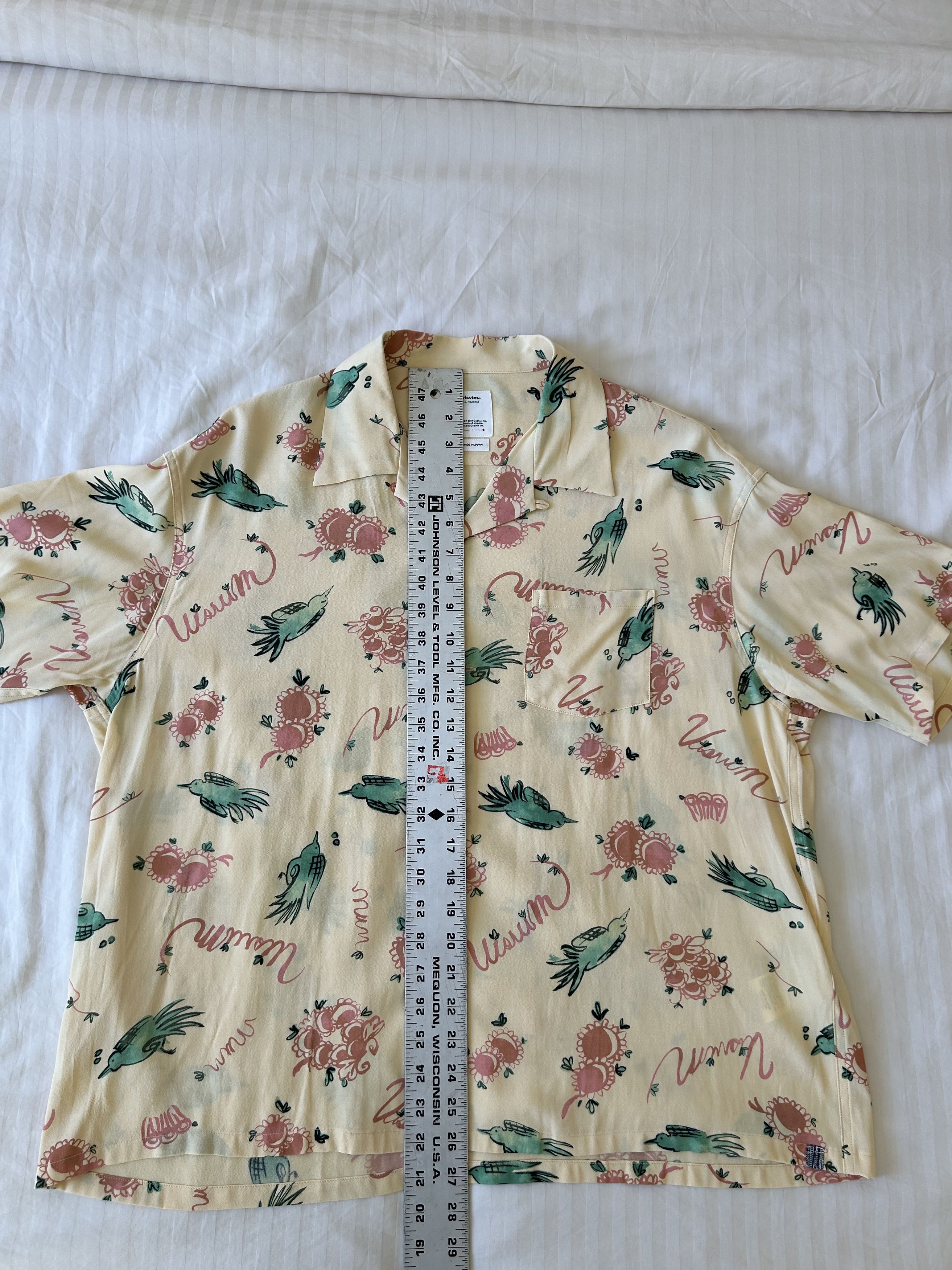 Visvim VISVIM Wallis Sunnybird Short Sleeve Button-Up Camp Shirt Size US M / EU 48-50 / 2 - 2 Thumbnail