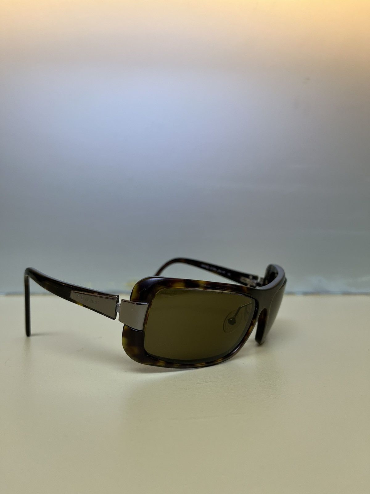 image of Prada Spr 23G Tortoise Vintage Sunglasses, Women's