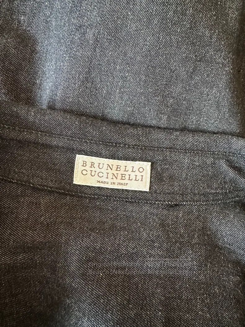 Brunello Cucinelli Brunello Cucinelli Denim Shirt Size US XS / EU 42 / 0 - 6 Thumbnail