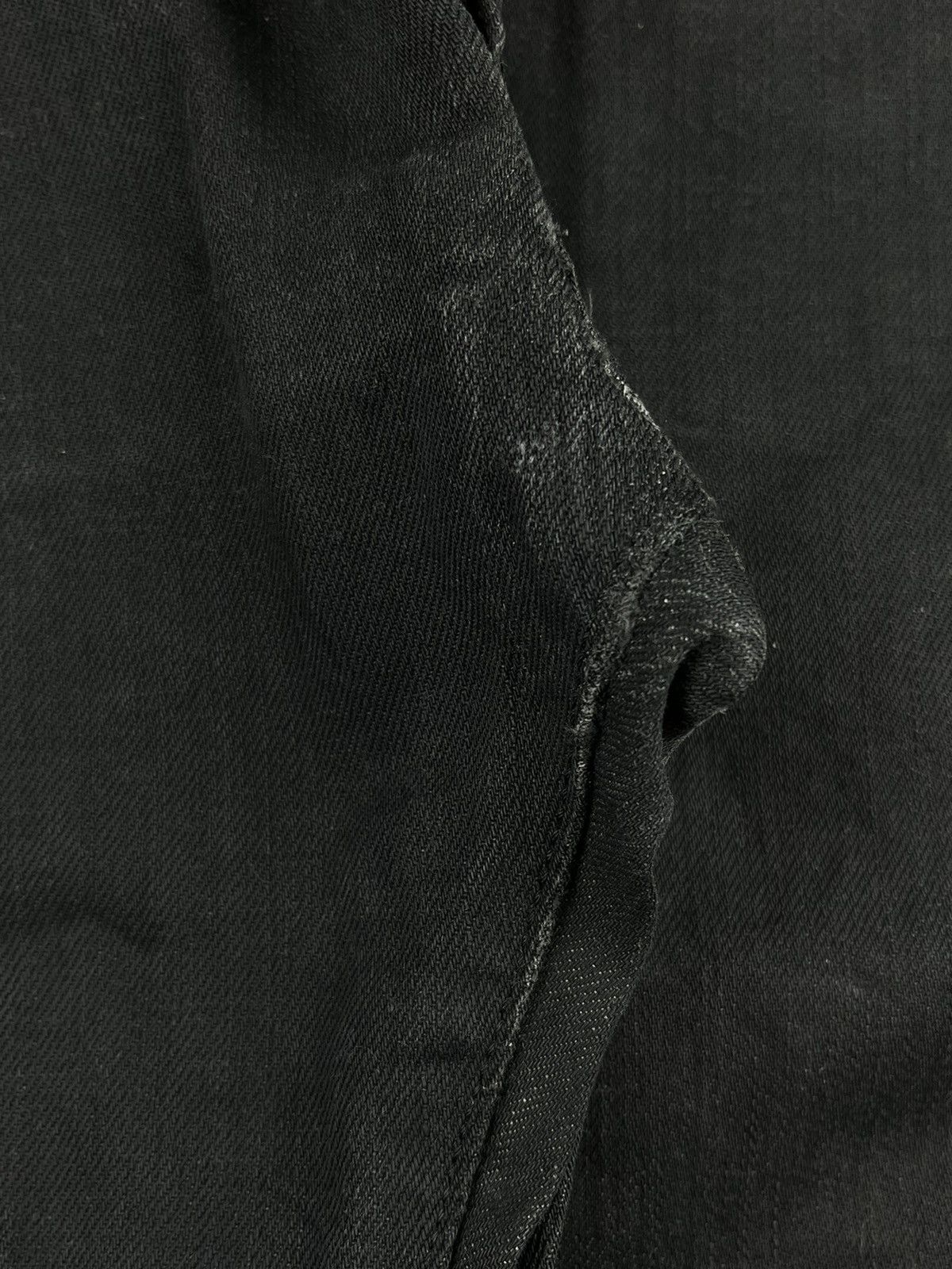 Dior AW08 Dior Homme Waxed Coated Denim Black Size US 30 / EU 46 - 7 Thumbnail