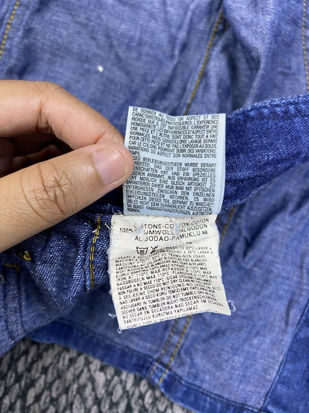 Diesel Vintage Diesel Blue Denim Button Down Dress Style Size XS / US 0-2 / IT 36-38 - 11 Thumbnail